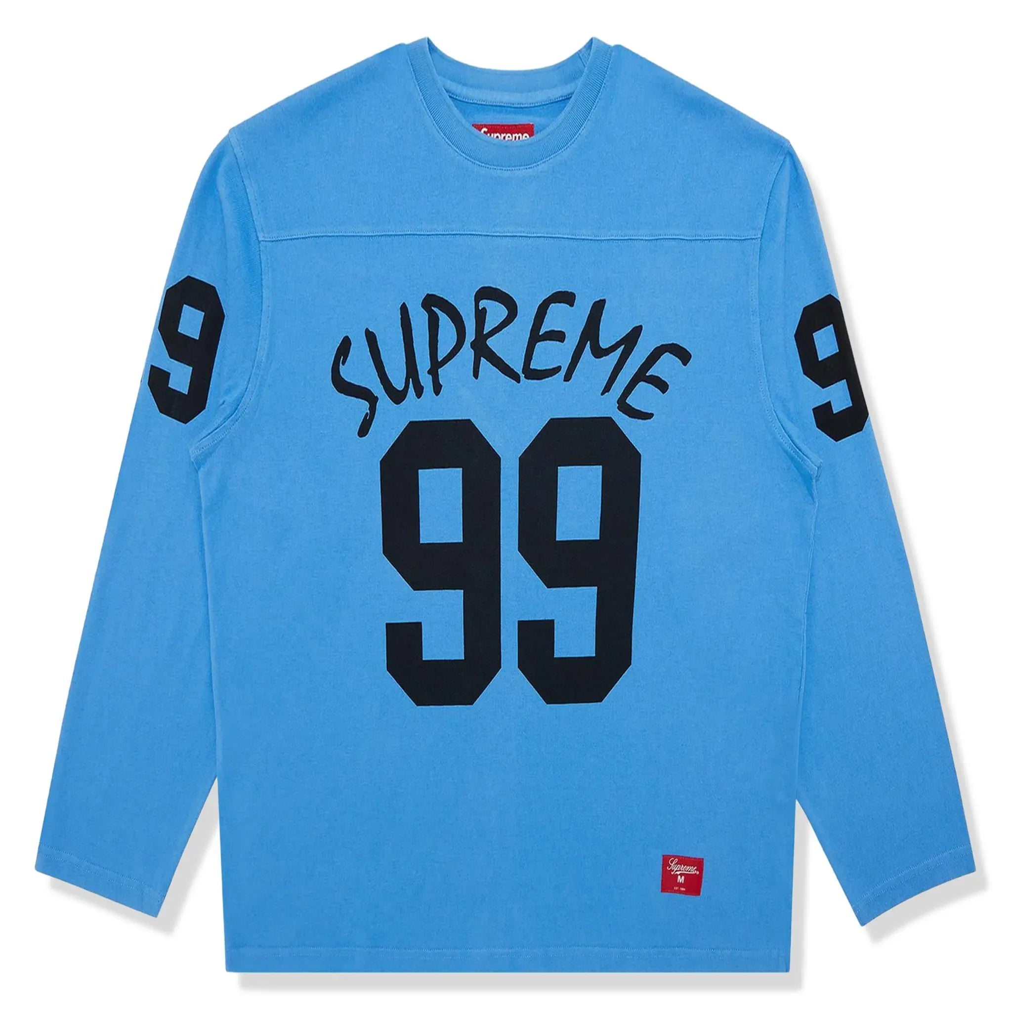 99 l s – Supreme 99 L/S Blue Football T Shirt
