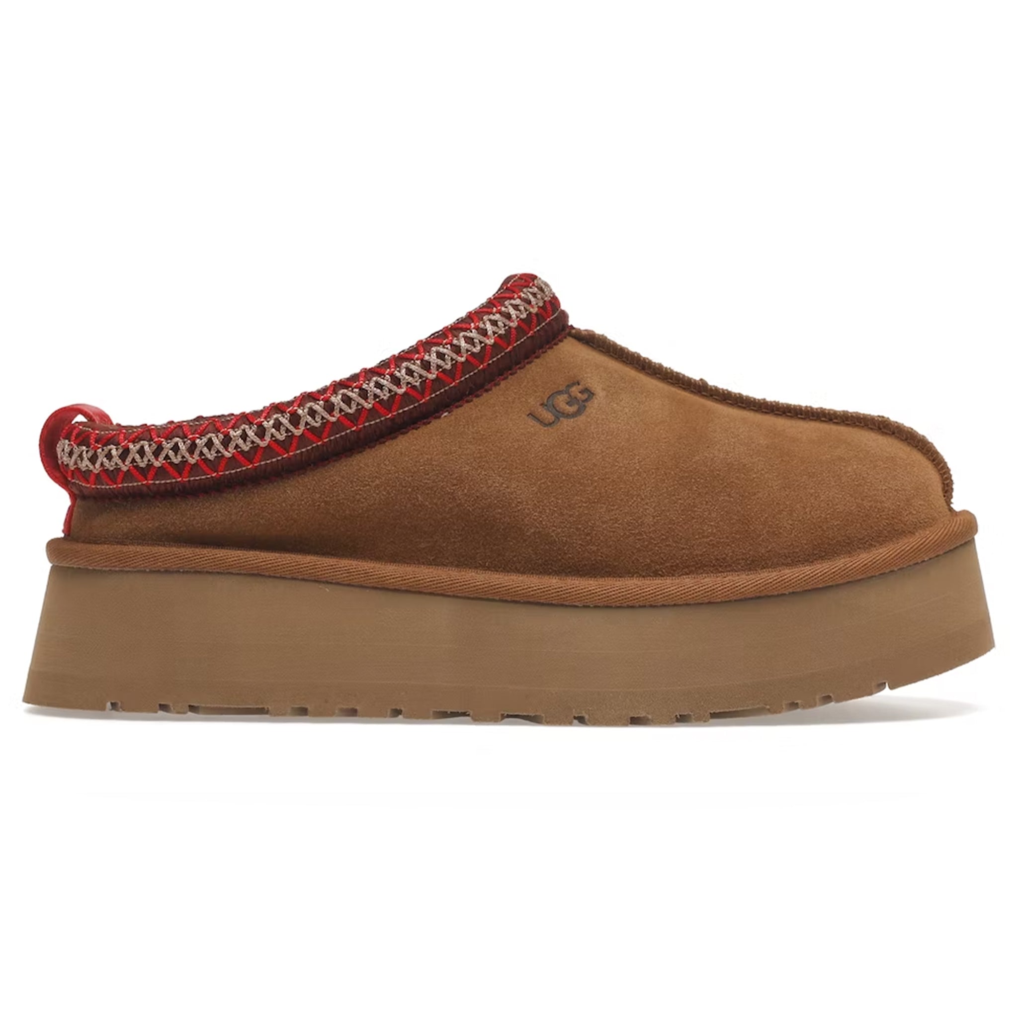 UGG Tazz Platform Chestnut Slippers (W) – Brown