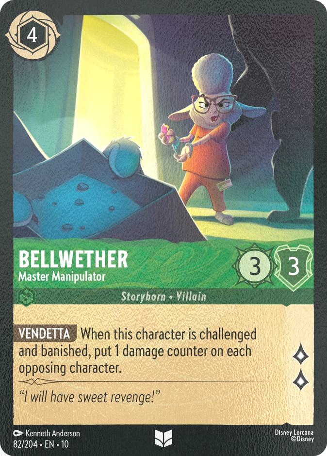 Well cold foil – Lorcana Bellwether - Master Manipulator - 82/204 [Whispers in the Well] [Cold Foil]