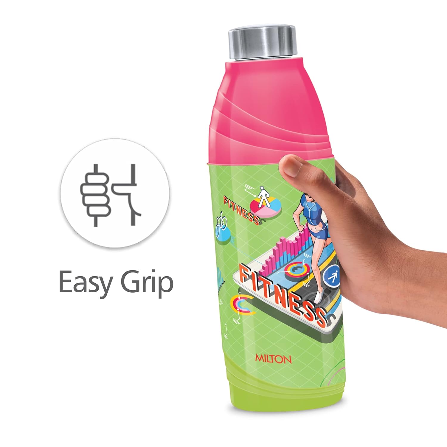 New Kool N Sporty Kids Water Bottle (Milton) – Green - view 4