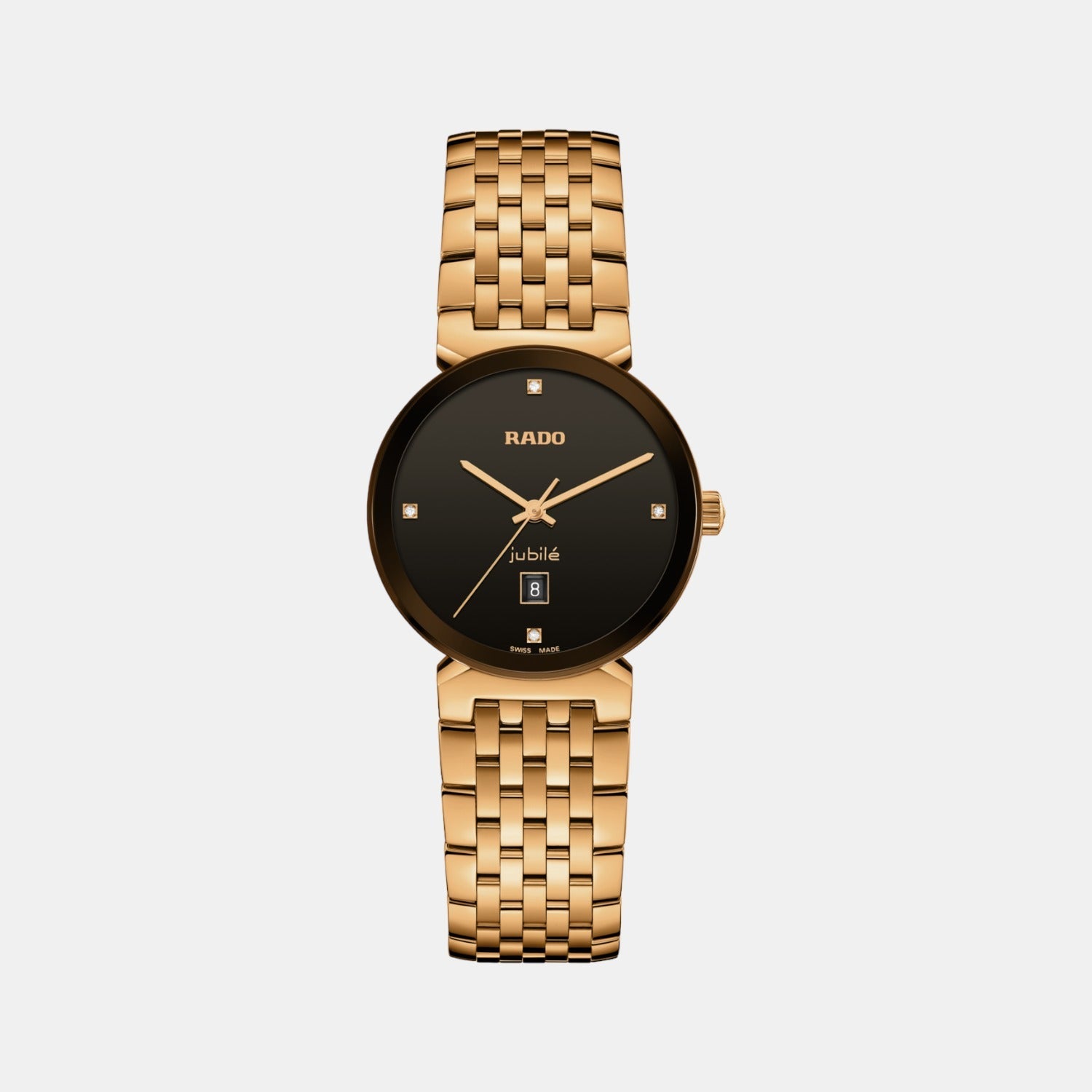 Rado Florence Women Quartz Black Dial Analog Stainless Steel Watch R48917703