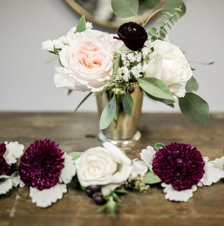 fiftyflowers.com Jewel Tone Winter NYE Wedding - view 5