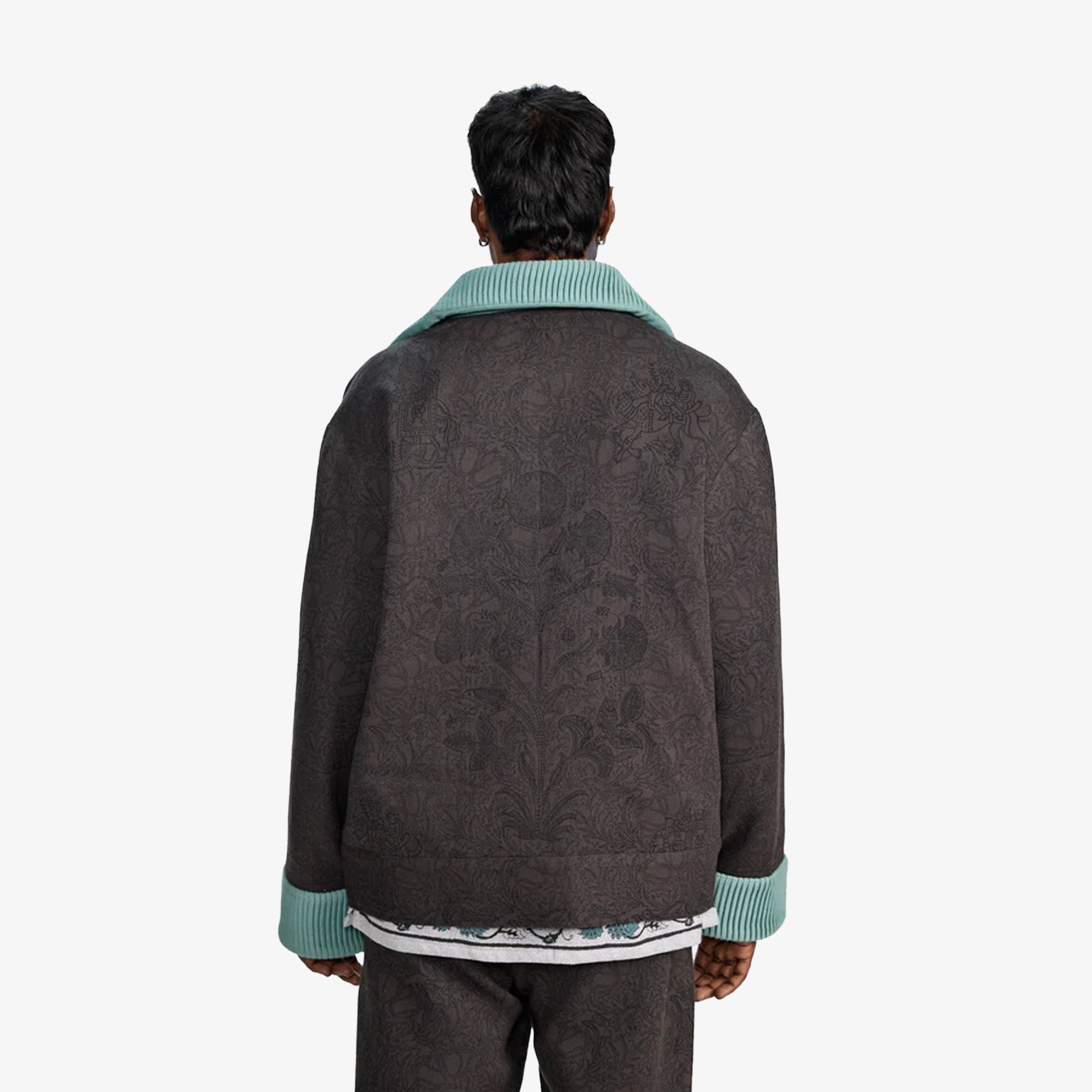 F A R A K | Basics Monochrome Jacket { Brown - view 2