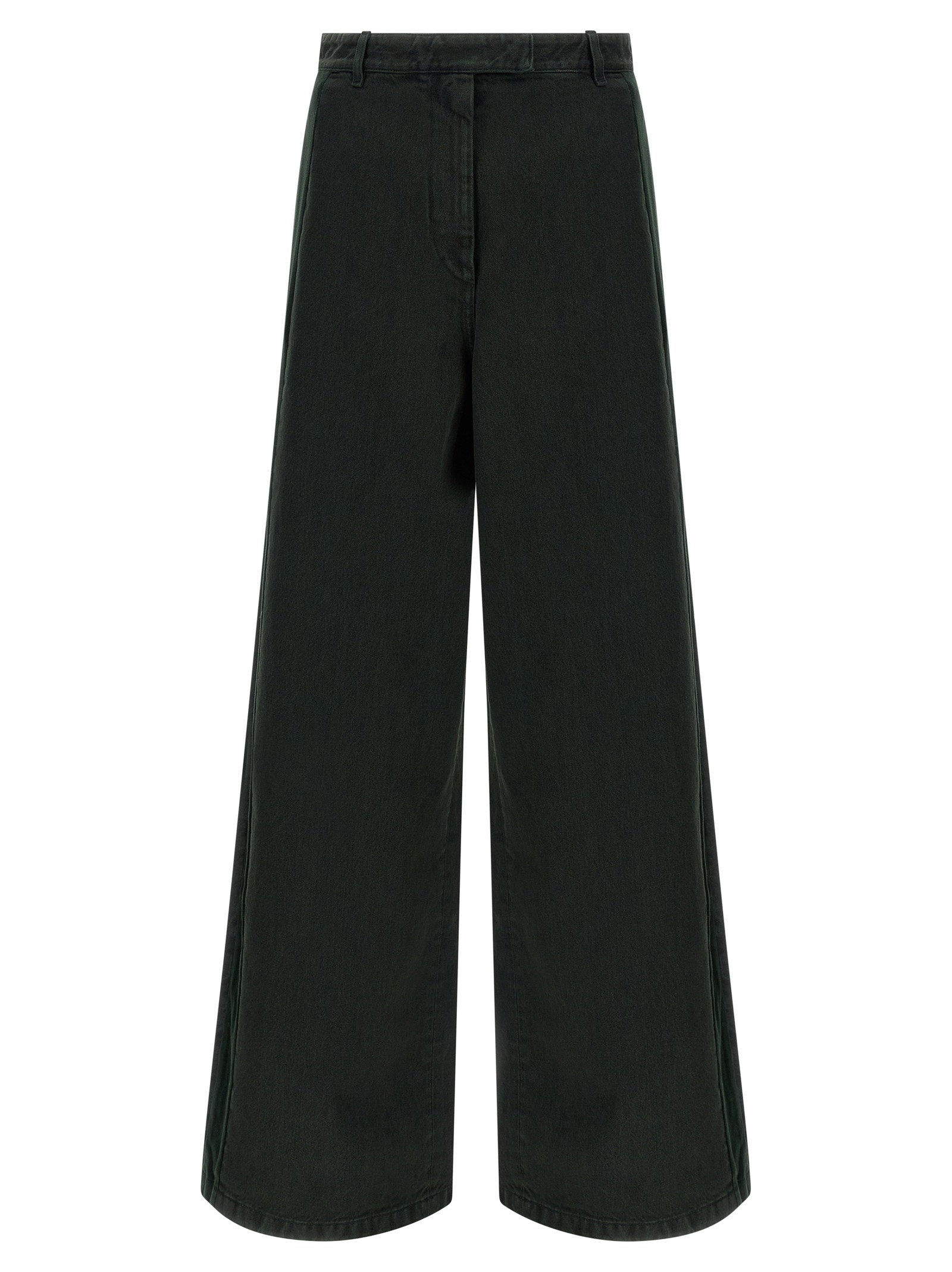 Dries Van Noten Velvet Insert Jeans – 100% cotton