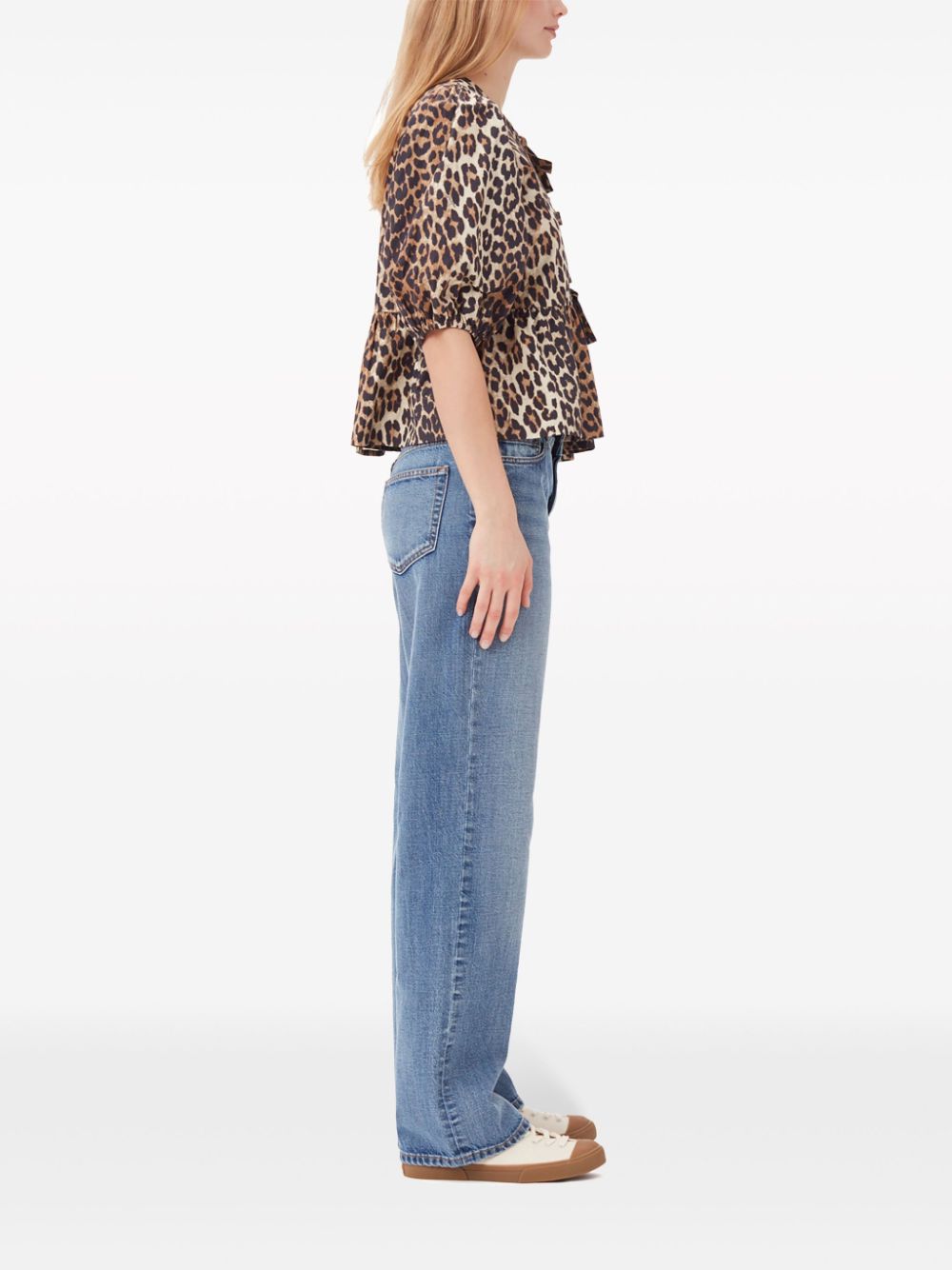 Ganni Organic cotton blouse – 100% Organic Cotton - view 2