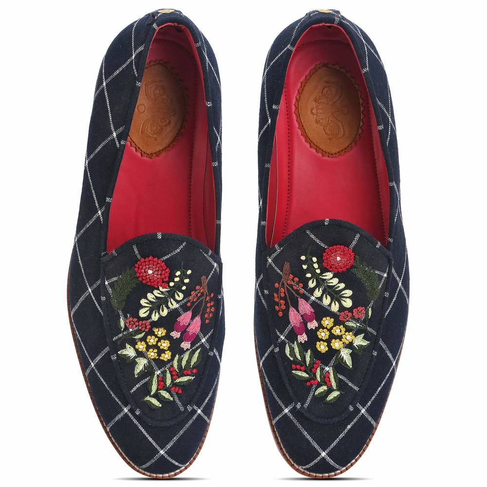 Banjaaran India Bleu Blue Slip_on for Men (discontinued) - view 2