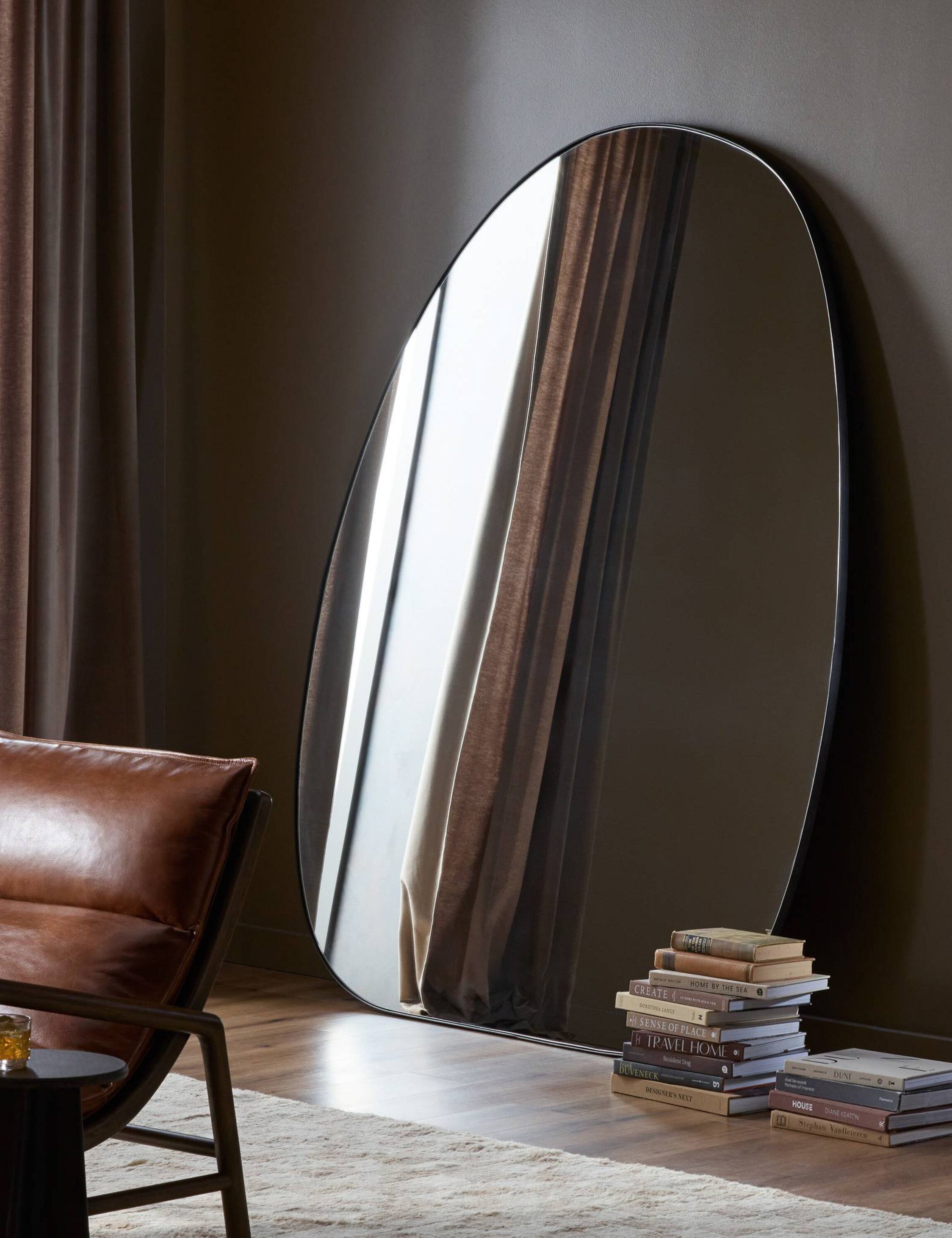 Lulu and Georgia Platero Floor Mirror – Gunmetal - view 2