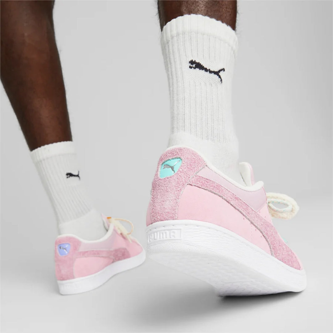 Puma | 8ENJAMIN SUEDE { PINK/WHITE - view 4