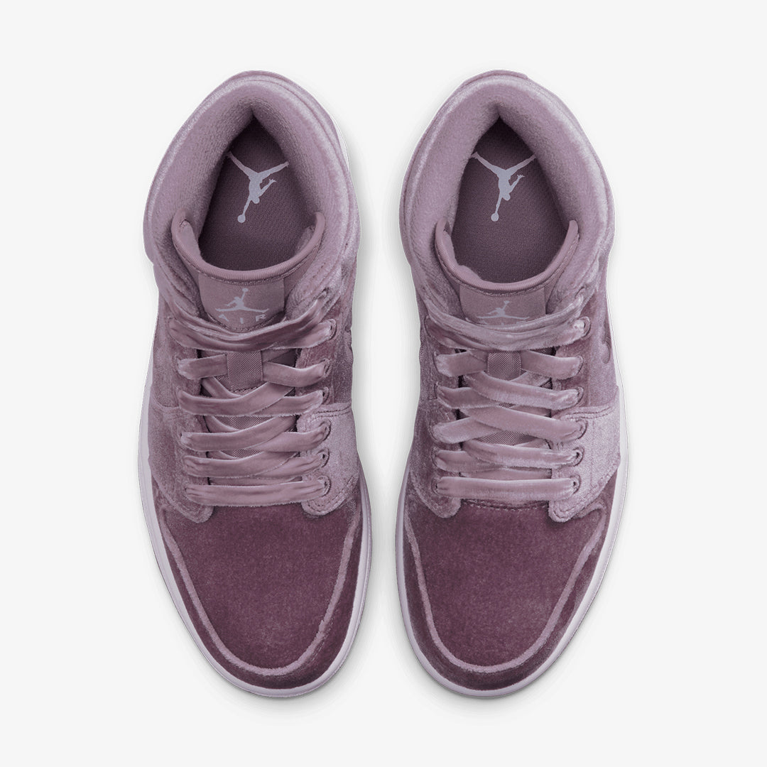 Jordan | AIR JORDAN 1 MID SE { WHITE/PURPLE SMOKE - view 2