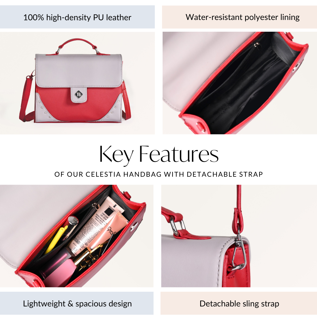 Nestasia Celestia Satchel With Detachable Strap - view 5