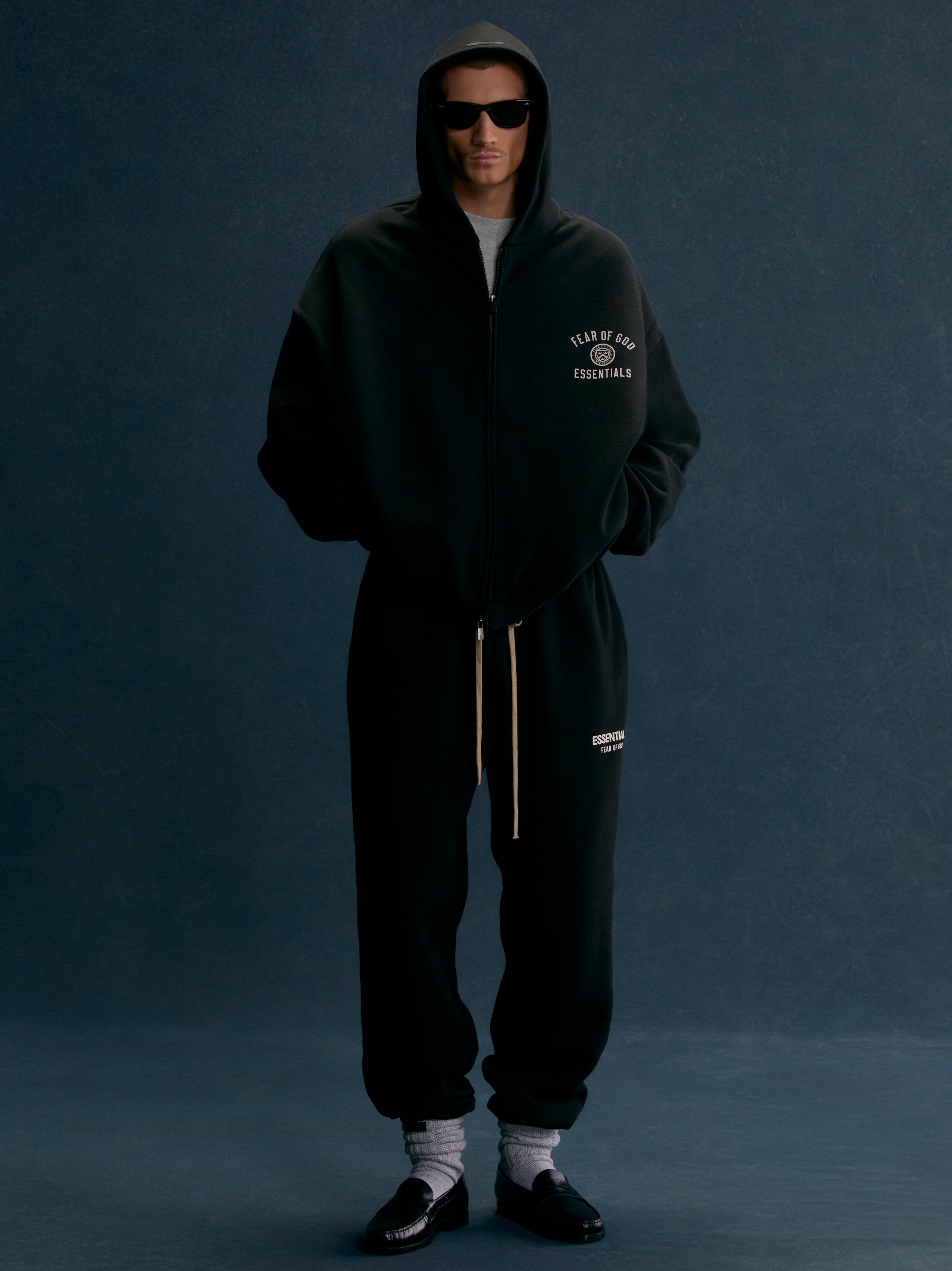 ESSENTIALS Fleece Essential Sweatpant – Black