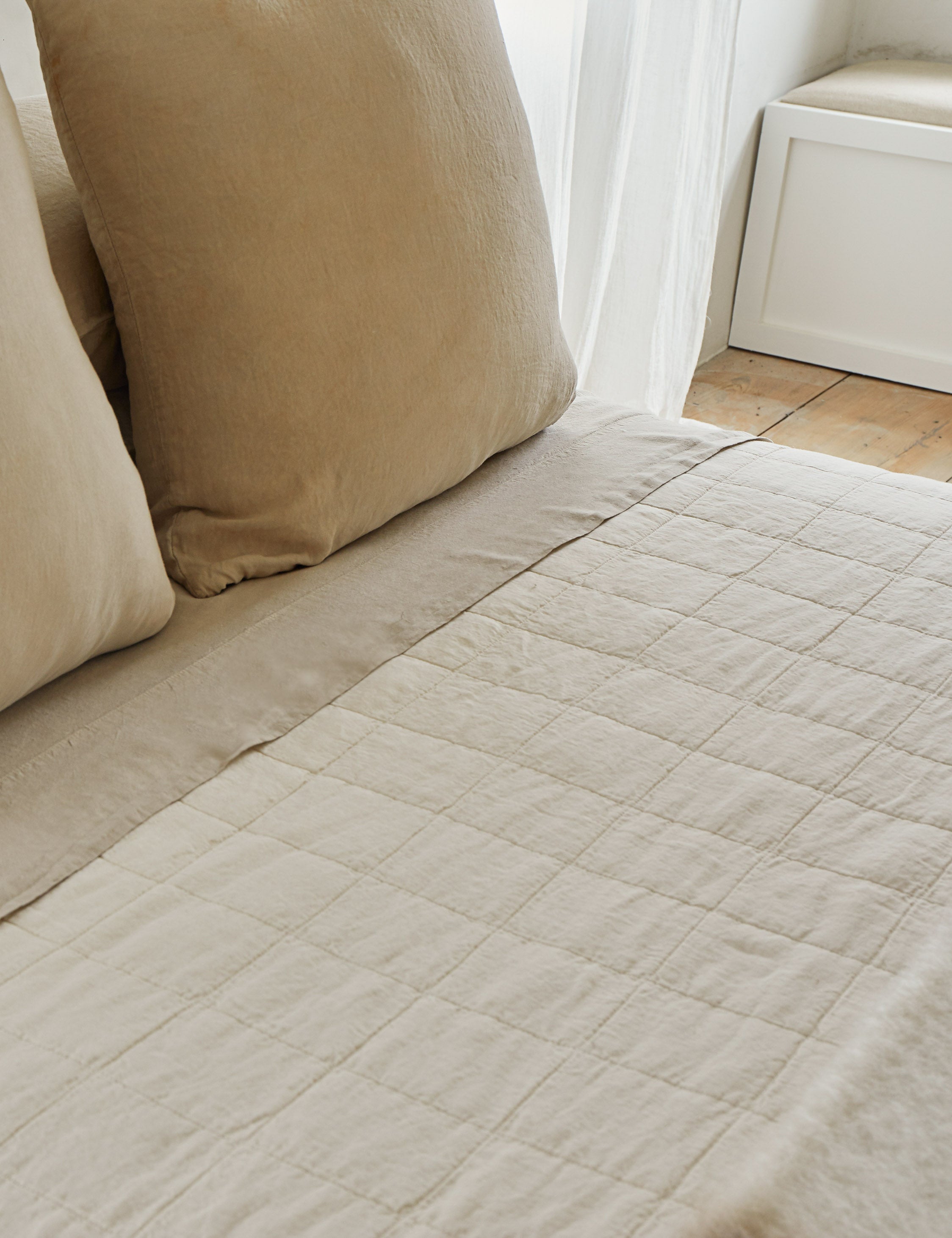 Lulu and Georgia Simple Linen Quilt by Hawkins New York - view 7