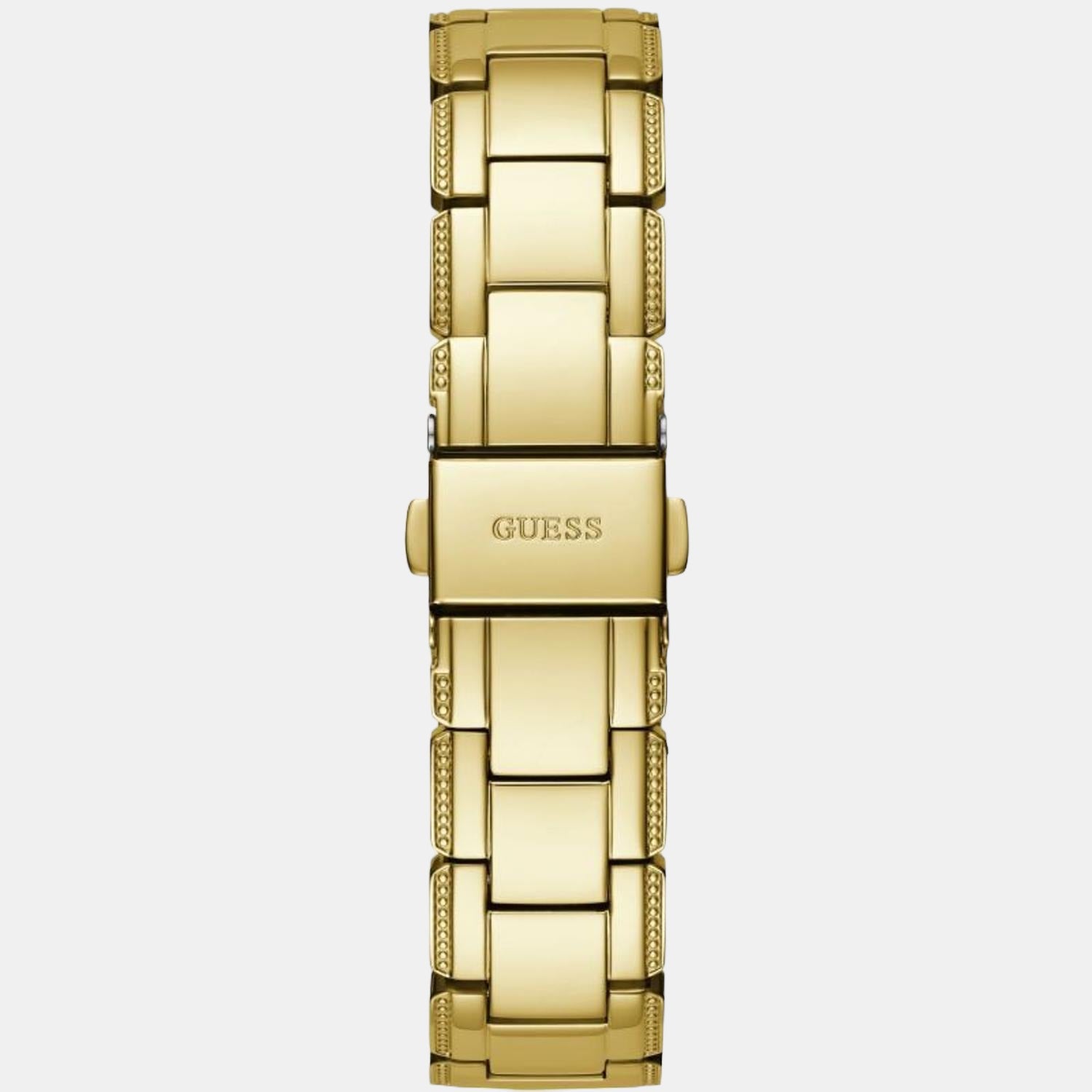 Guess Crystal Clear Women Quartz Gold Dial Analog Stainless Steel Watch GW0470L2 - view 2