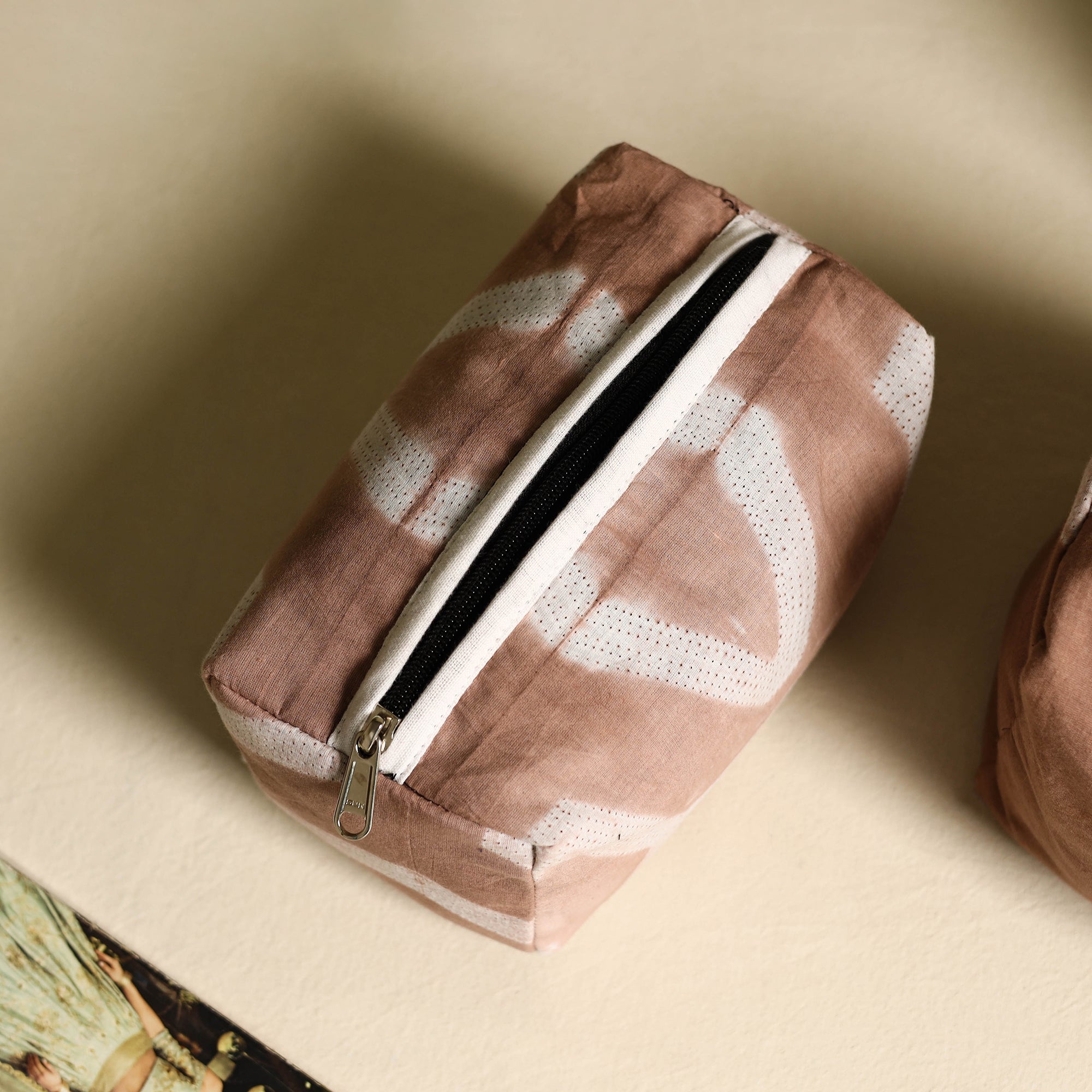 NOORI BAZAR Brown - Handmade Cotton Toiletry Bags (Set of 3) 07 - view 3