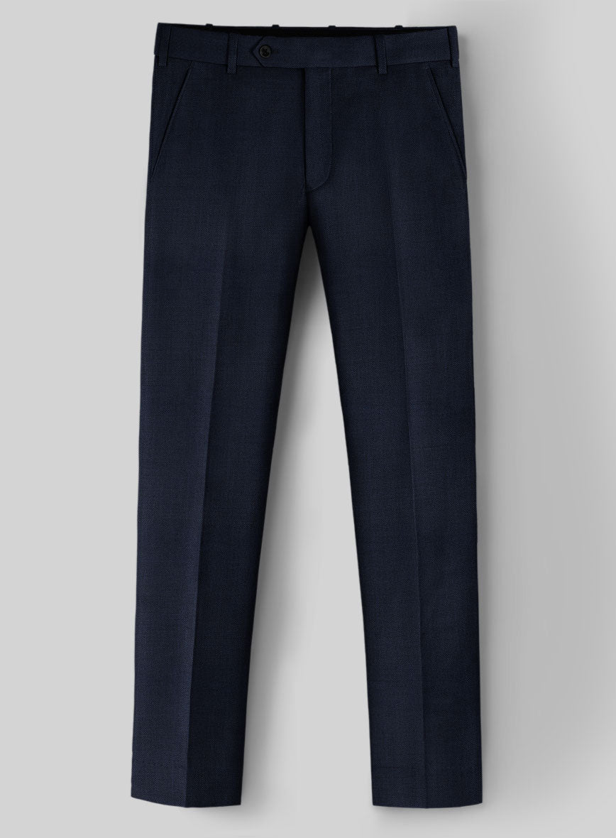 StudioSuits Aristo Blue Wool Pants