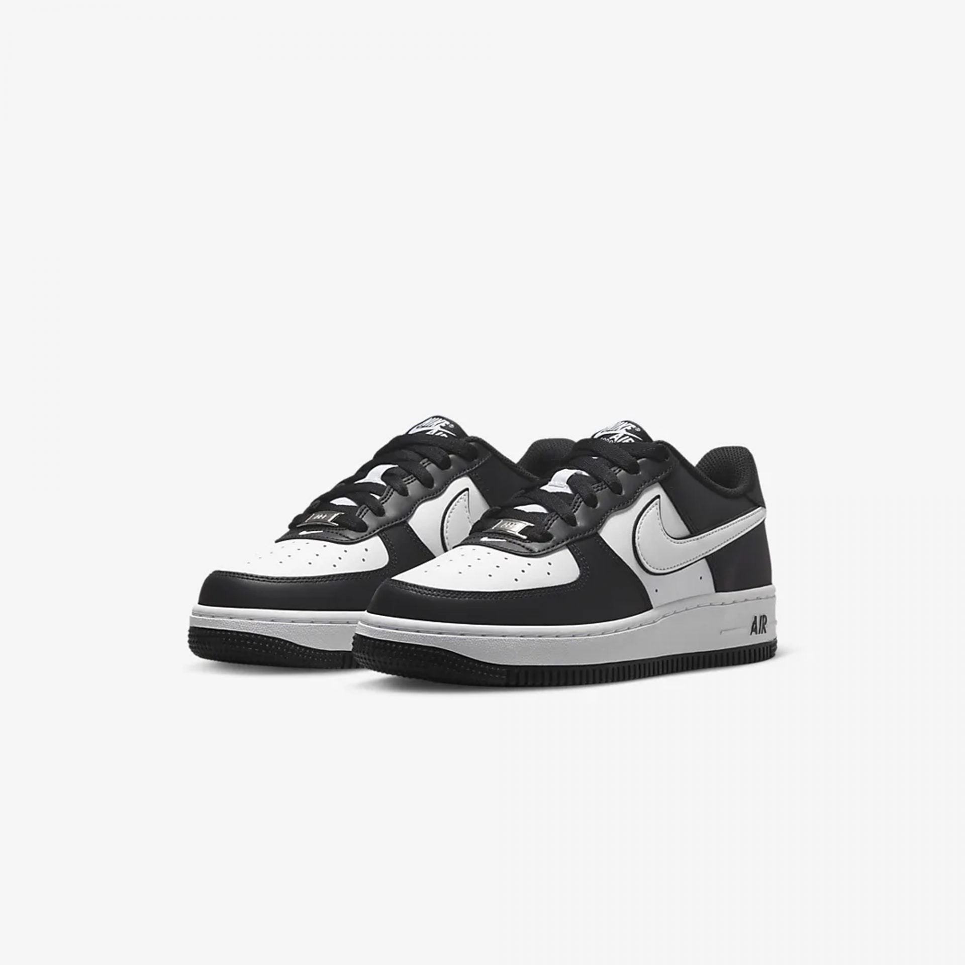 Nike | AIR FORCE 1 LV8 2 (GS) { BLACK/WHITE