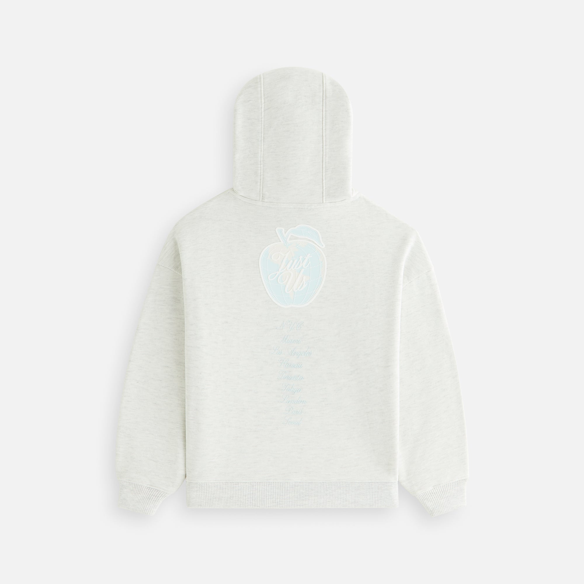 Kith Kids New York to the World Hoodie - Light Heather Grey - view 2