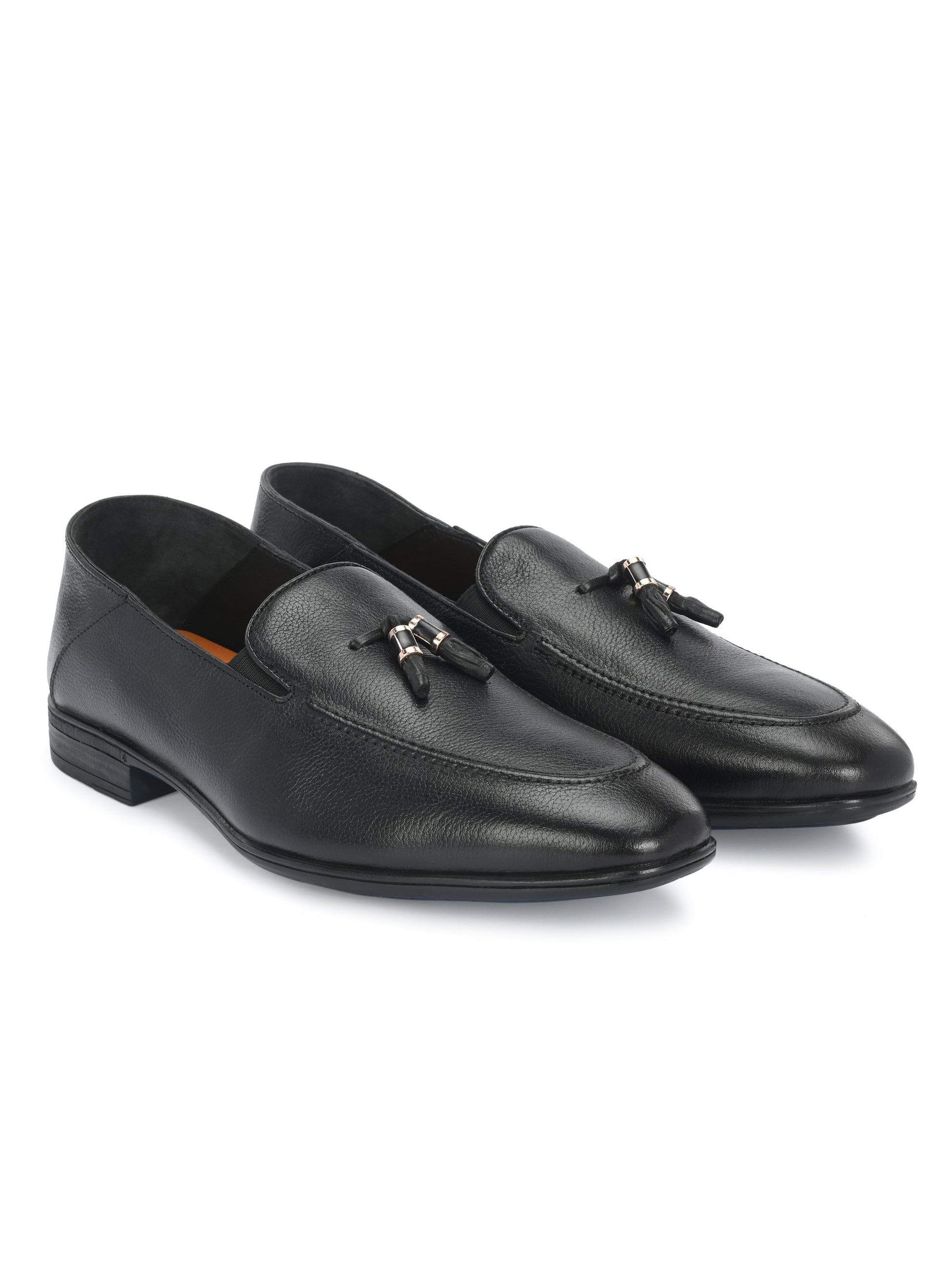 Egoss Shoes Egoss Gold Tassel Loafers for Men - view 2