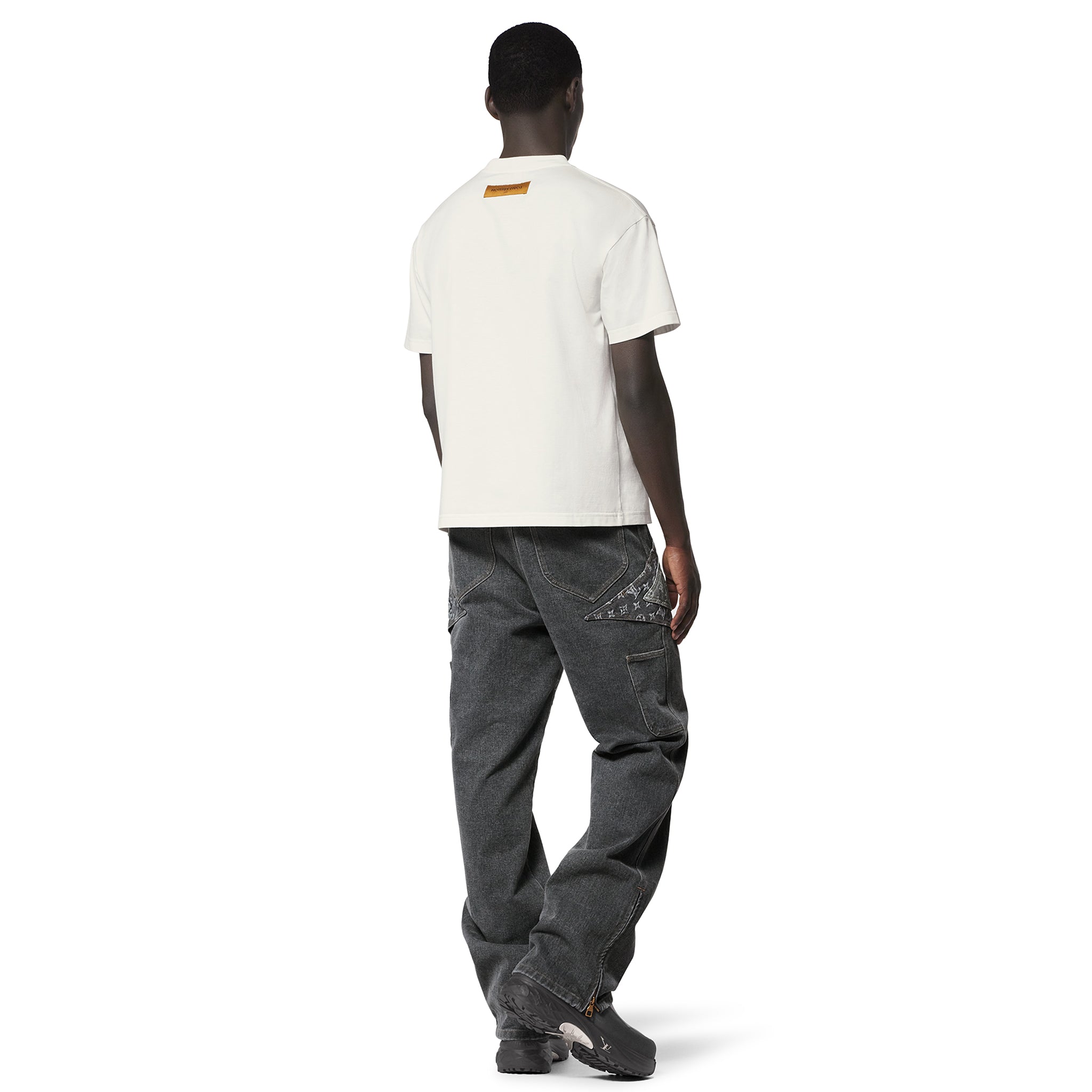 Louis Vuitton LV Birds Printed Cotton T Shirt White - view 5