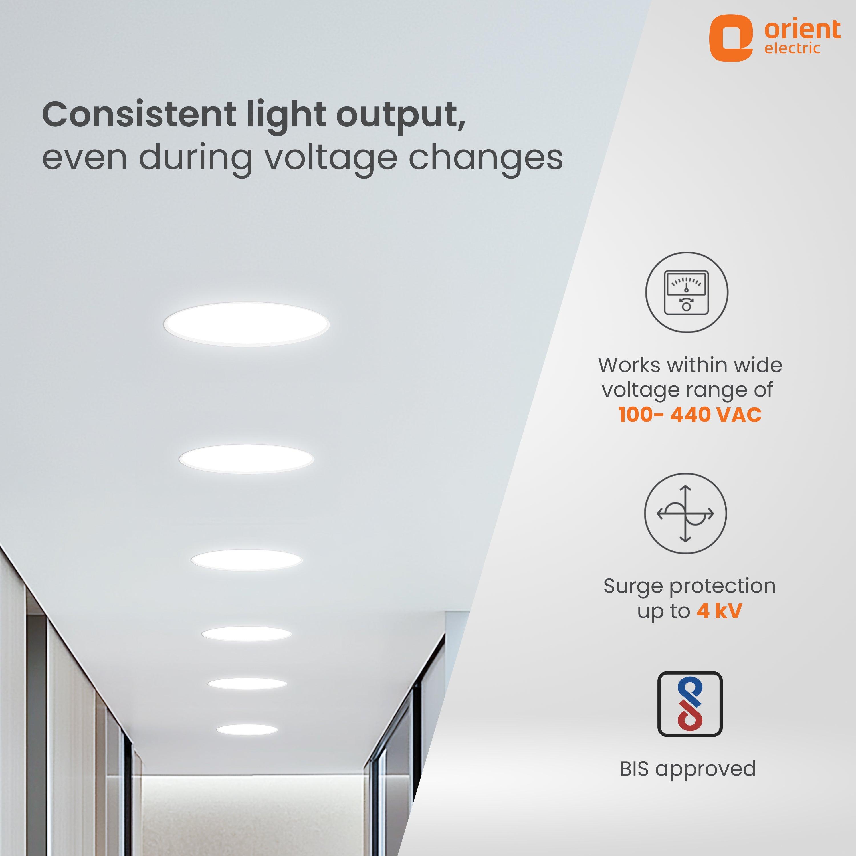 Orient Electric Eternal Backlit LED Recess Panel Round - view 4