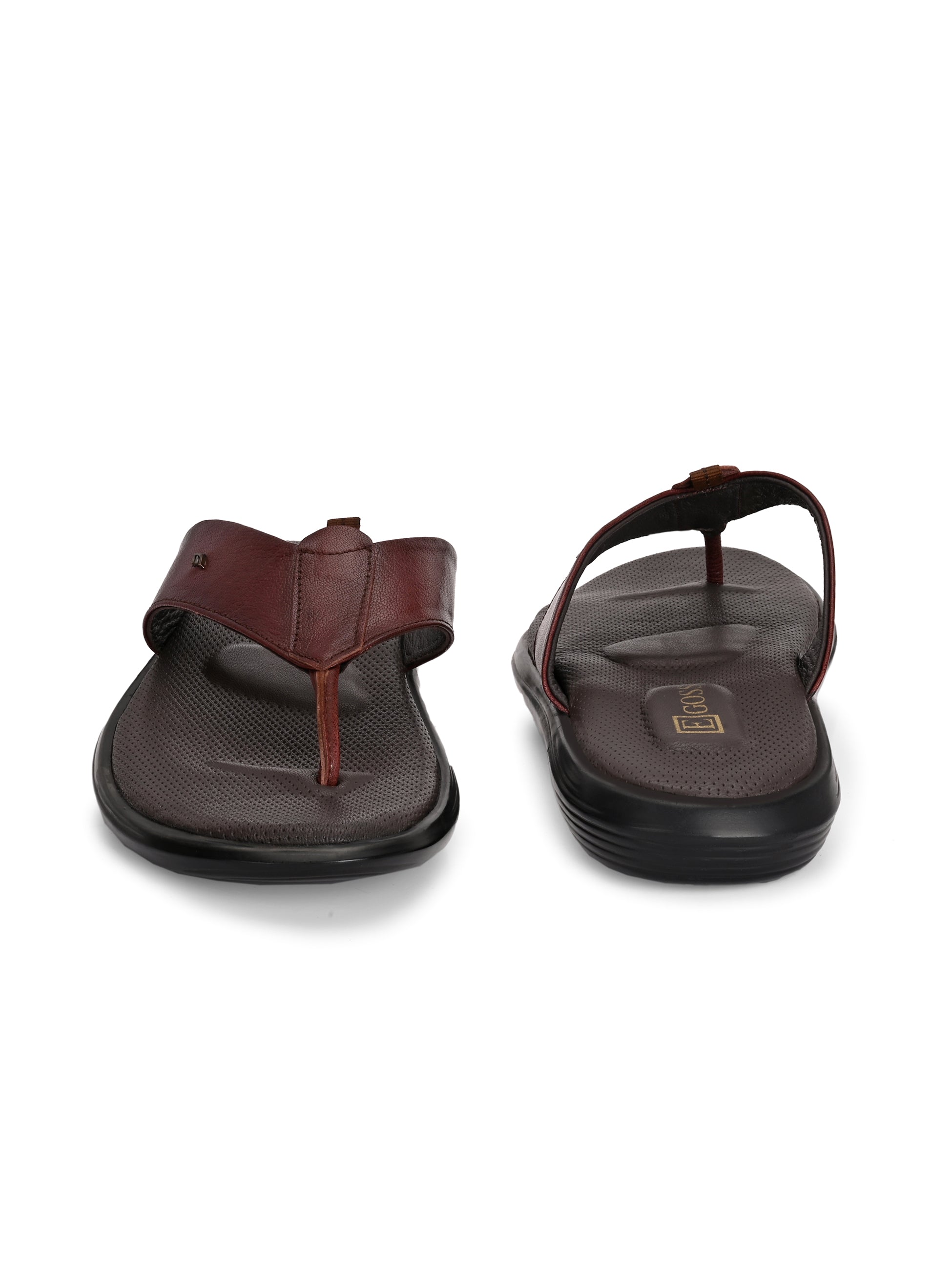Egoss Shoes Egoss Leather Slippers For Men - view 7
