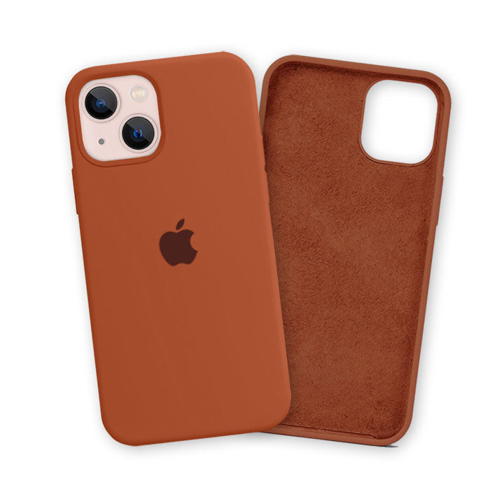 KShop iPhone 13 Silicone Case - Brown - view 3