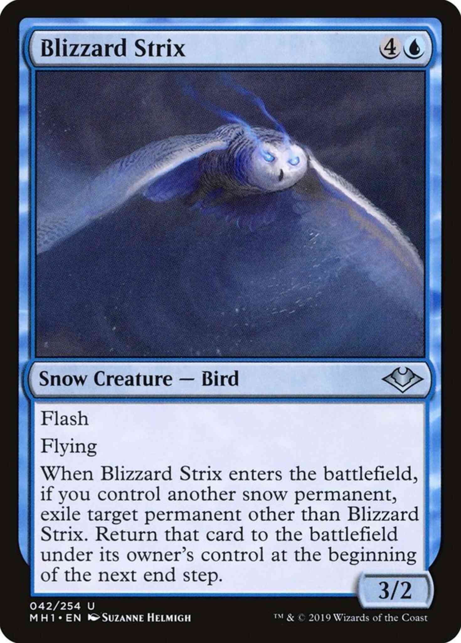 Blizzard strix 42 – Magic Blizzard Strix [42] [Modern Horizons] [Non-Foil]