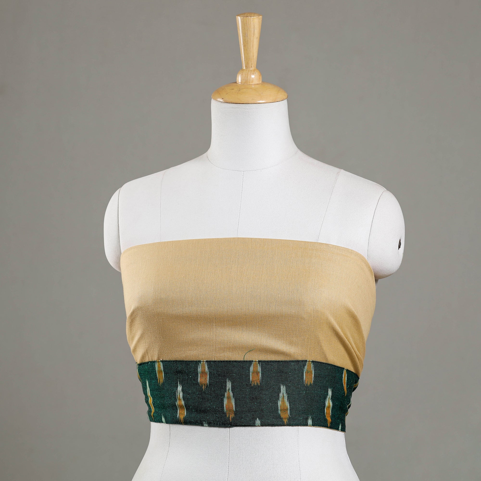 NOORI BAZAR Beige - Plain Cotton Blouse Piece