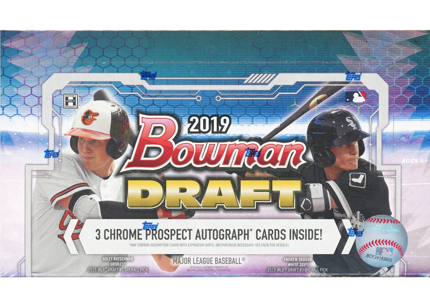 2019 Bowman Draft Baseball Hobby Jumbo Box
