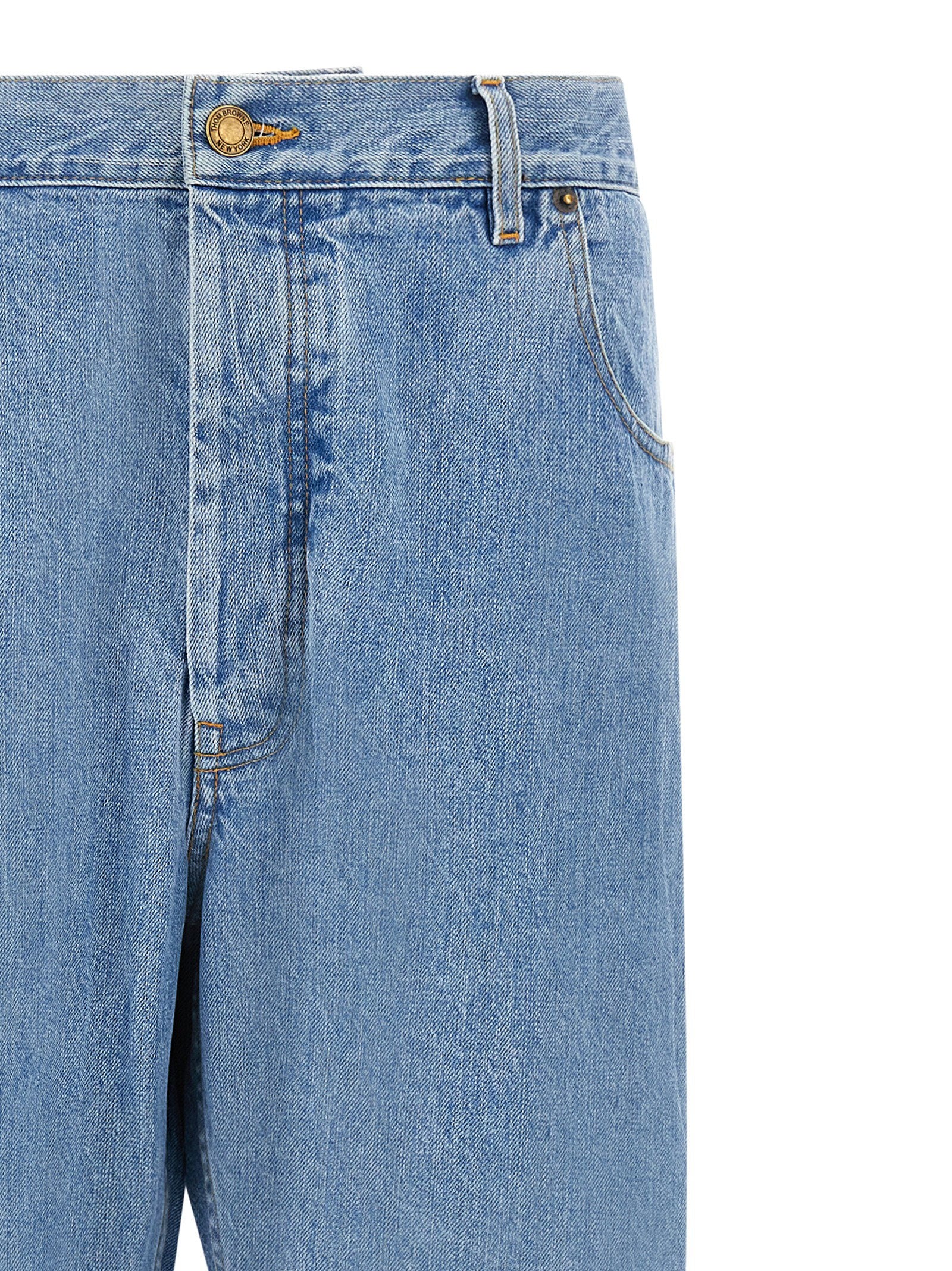 Thom Browne Back Martingale Jeans – 100% cotton - view 3