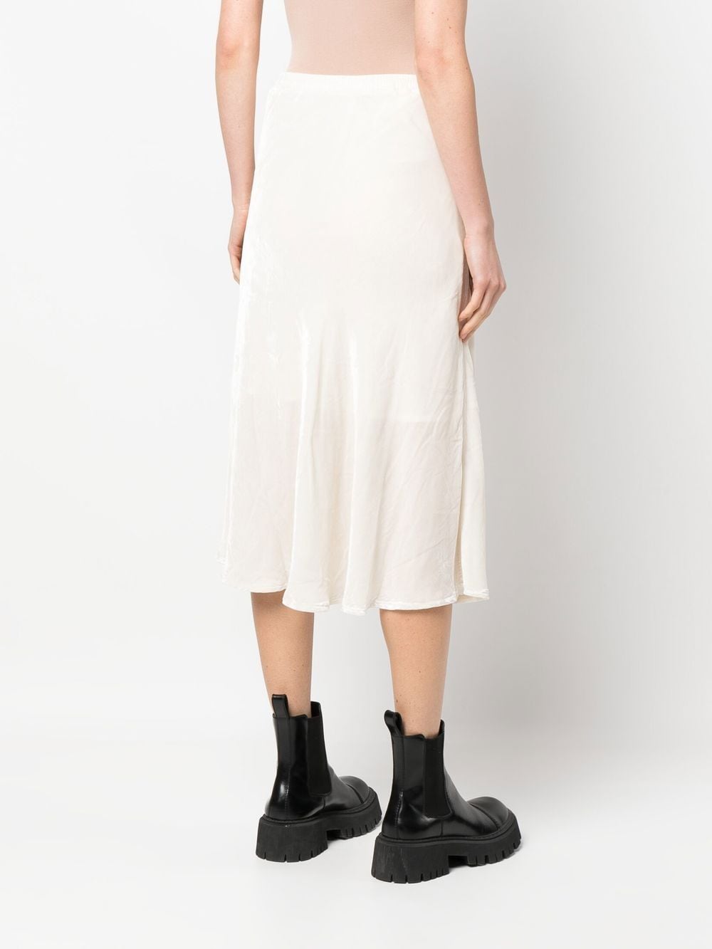 Gold Hawk Velvet long skirt - view 2