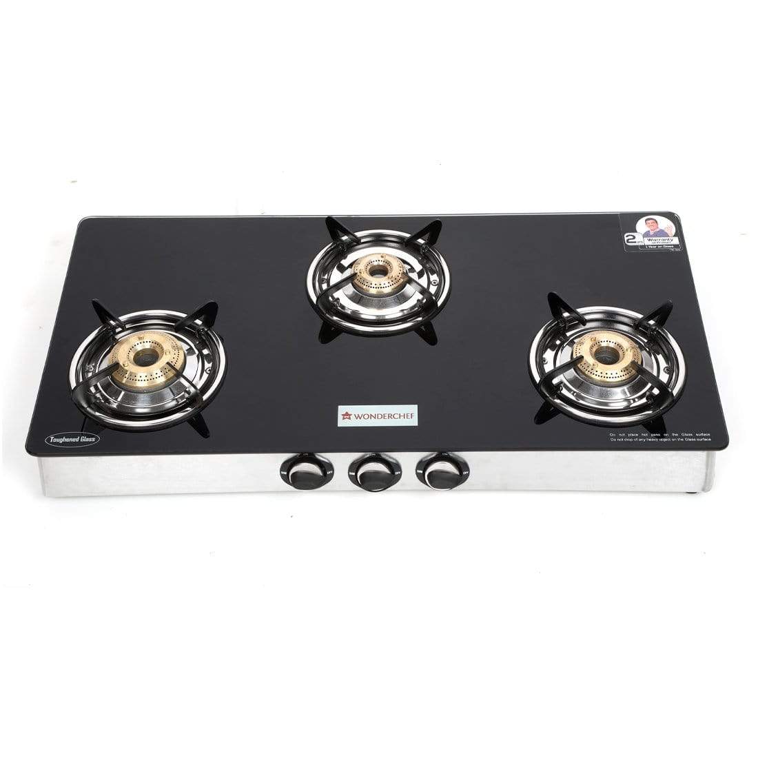 Wonderchef Zest 3 Burner Glass Cooktop - view 8