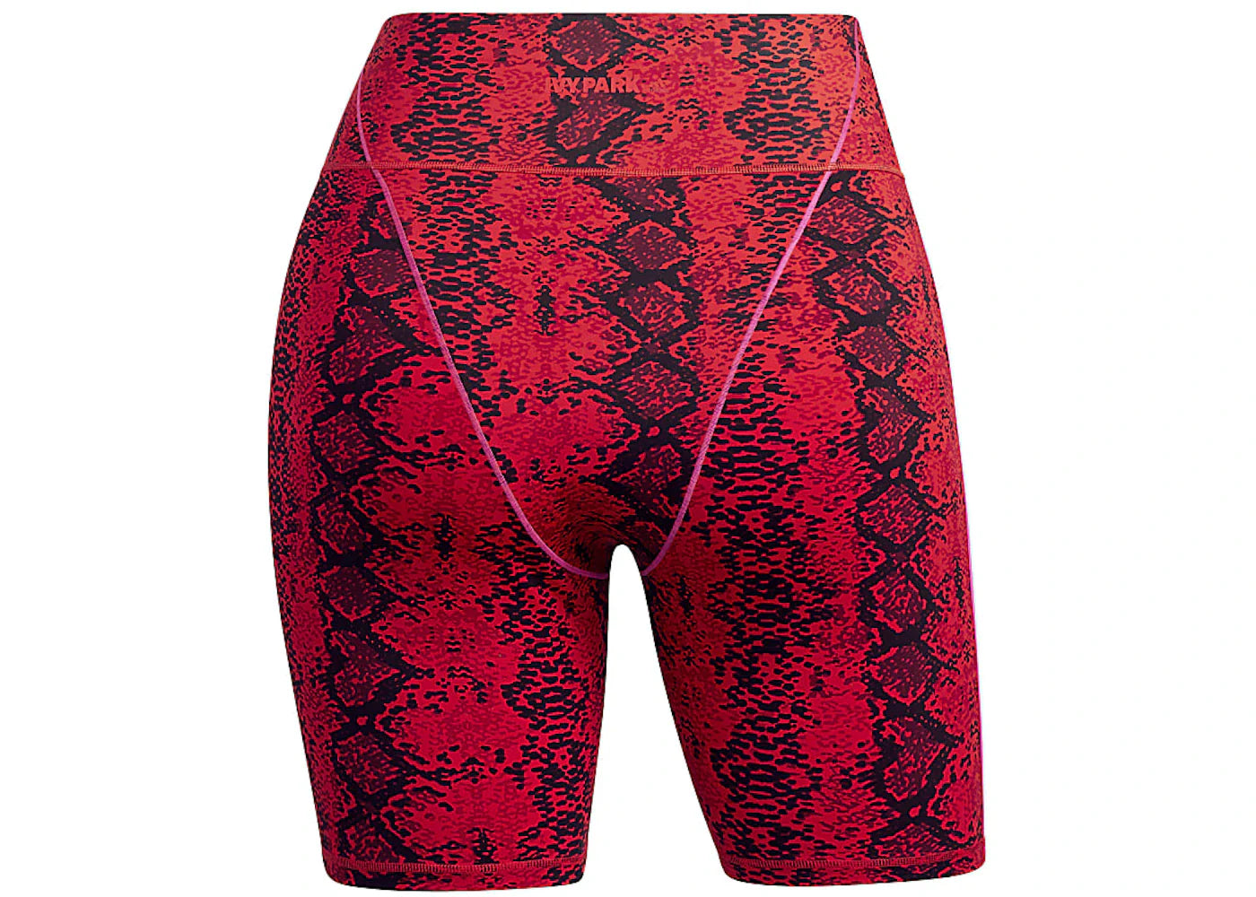 adidas Ivy Park Allover Print Short Tights (Plus Size) Red/Black - view 2