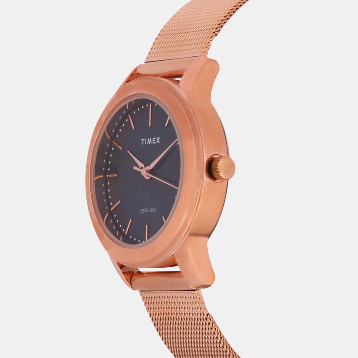 Timex Fashion Women Quartz Blue Dial Analog Stainless Steel Watch TW000W112 - view 3