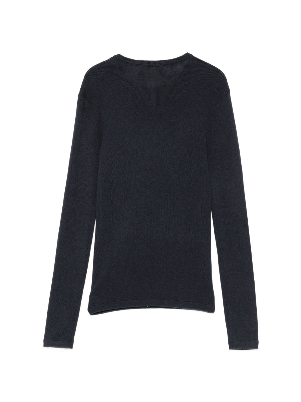 LISA YANG T-shirts and Polos NAVY – Cotton 70% Cashmere 30% - view 2
