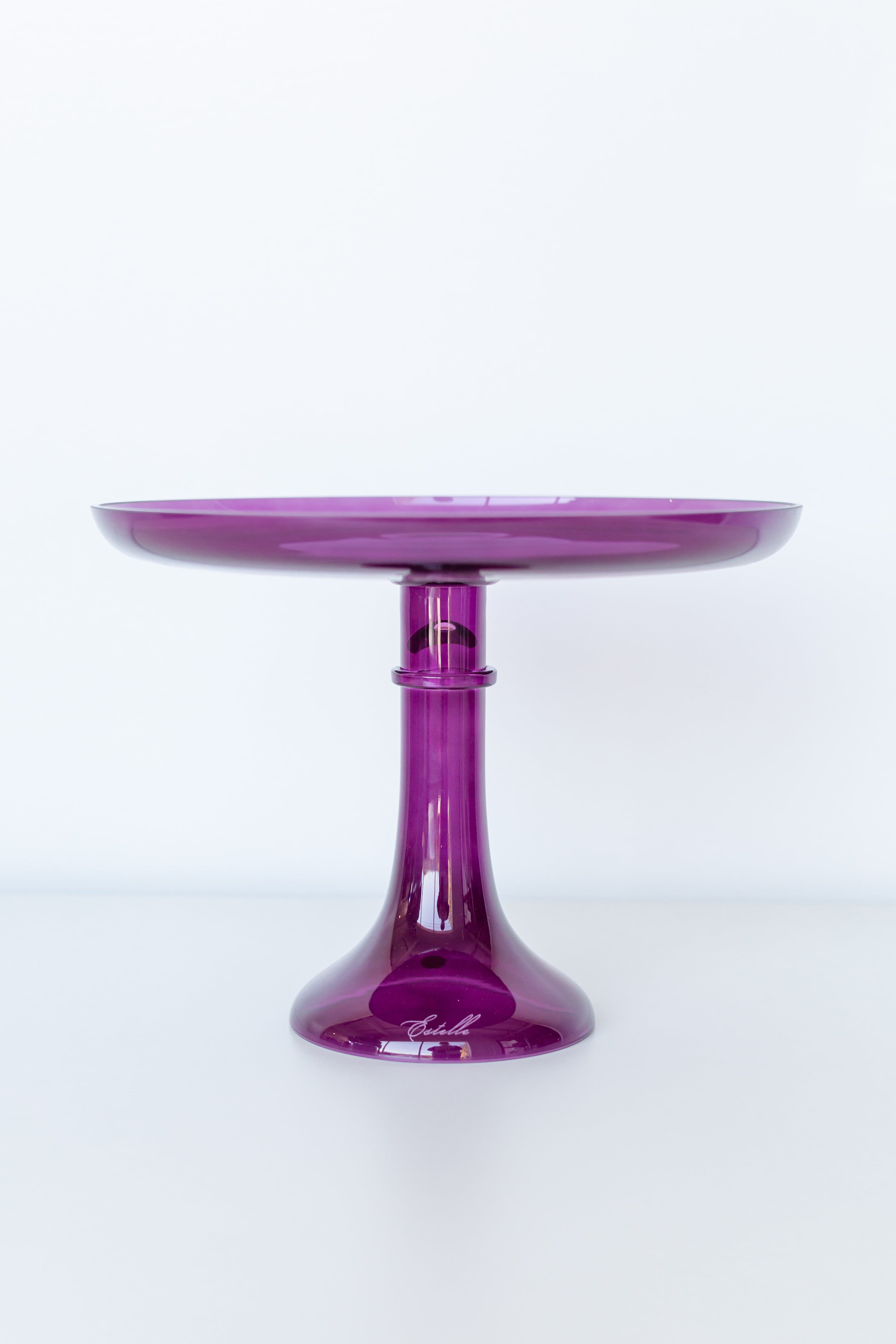 Estelle Colored Glass Estelle Cake Stand {Amethyst}