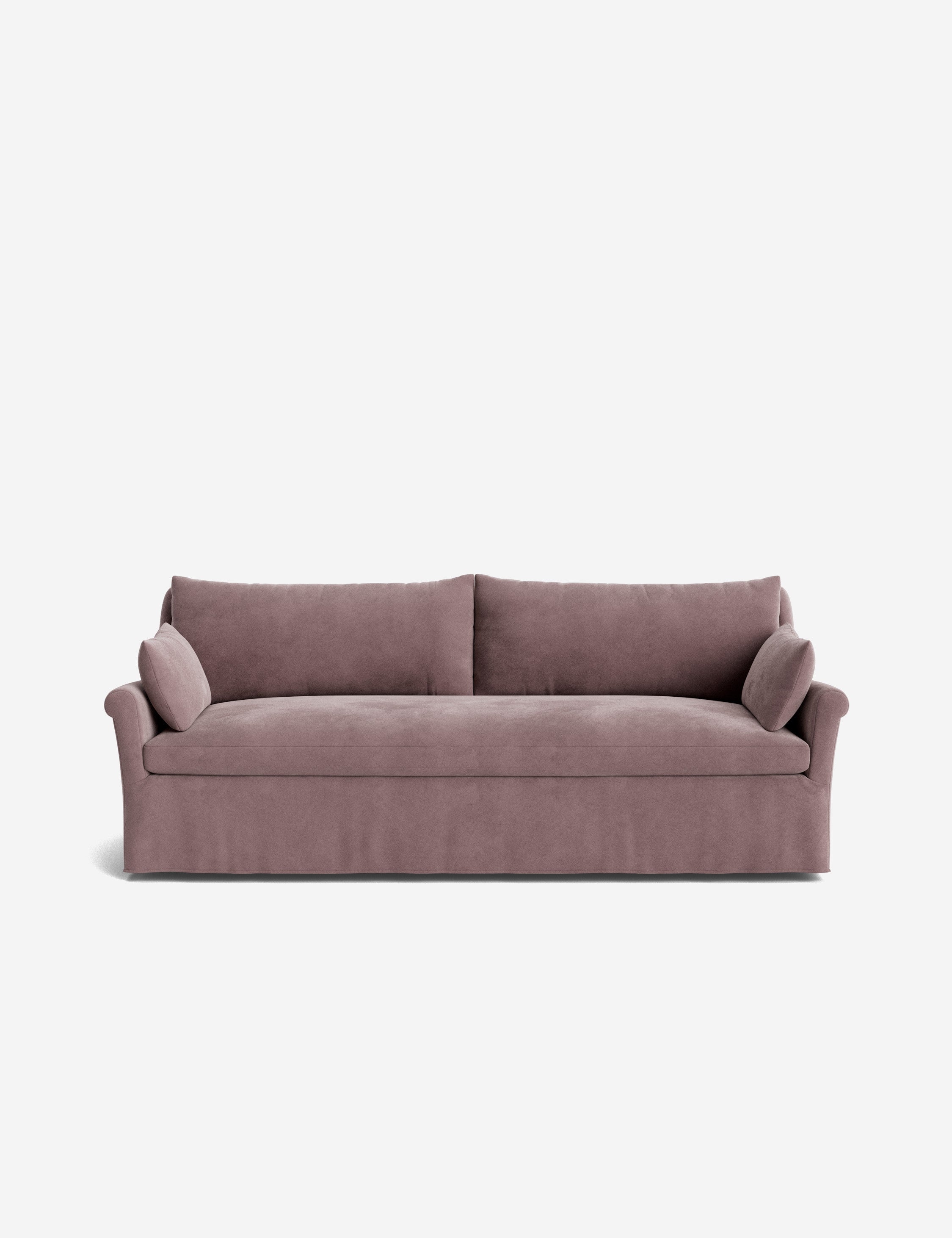 Lulu and Georgia Portola Rolled Arm Slipcover Sofa - view 53