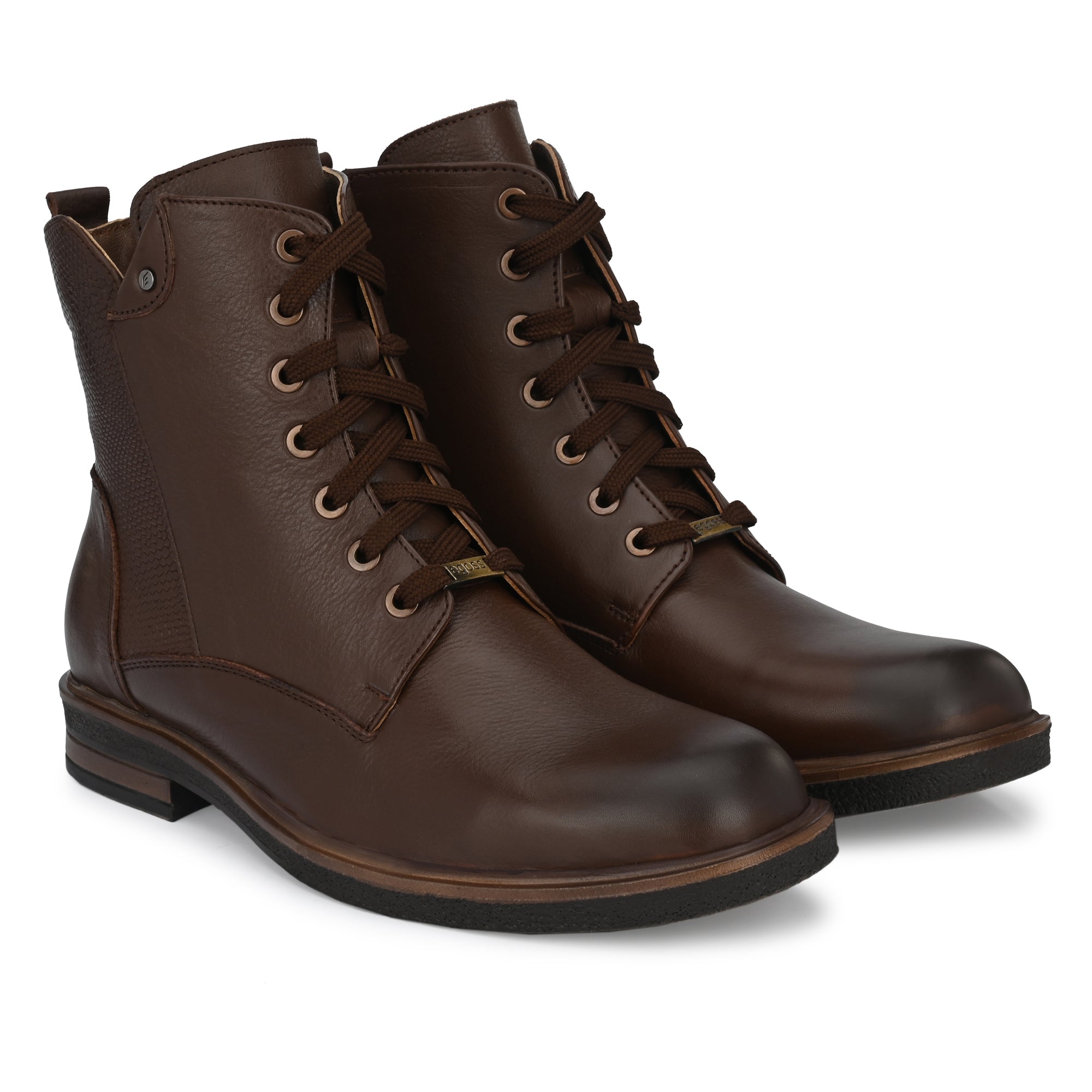 egoss-shoes Egoss High Length Biker Boots For Men - Leather Boots