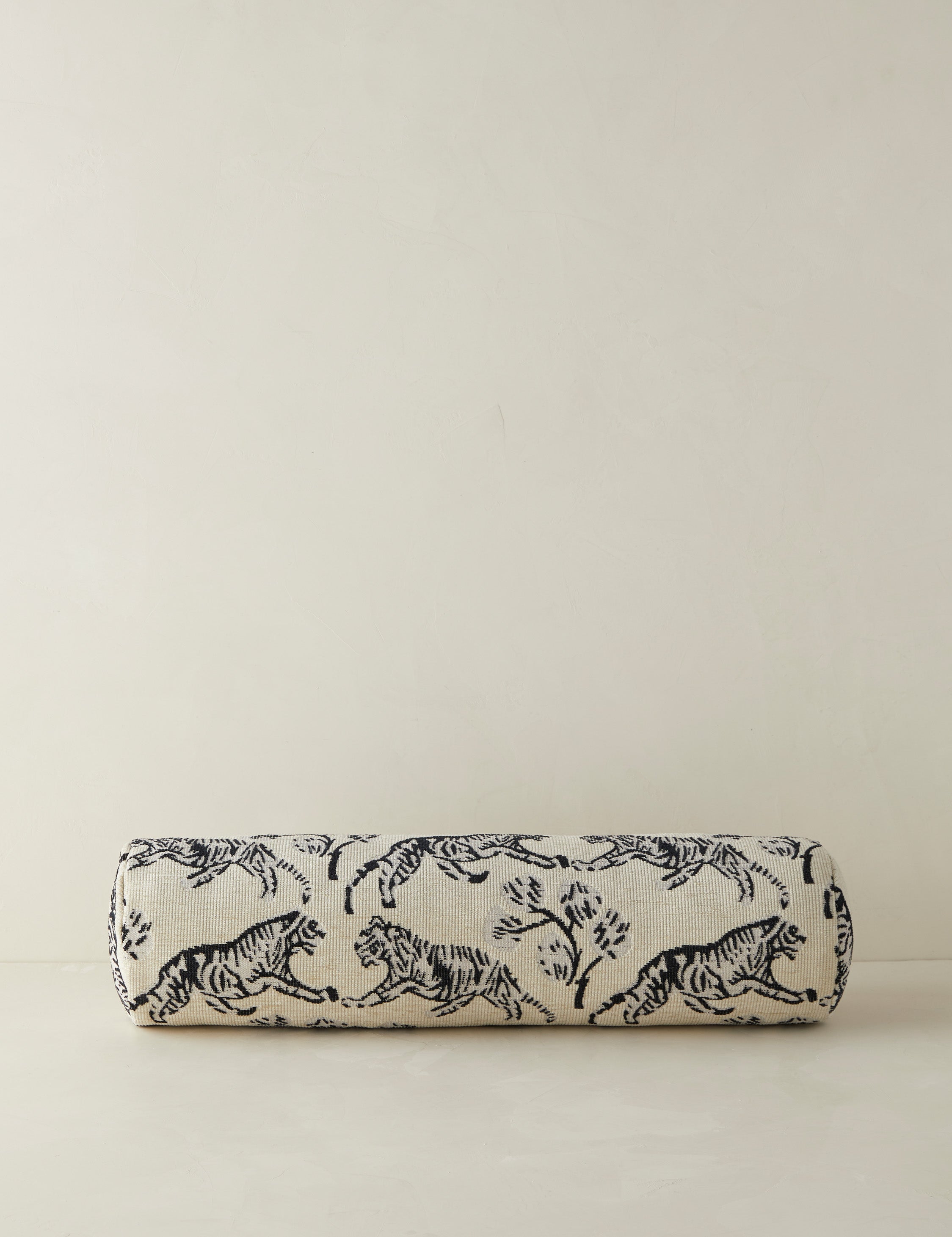 Lulu and Georgia Tiger Jacquard Bolster Pillow by Sarah Sherman Samuel - view 2