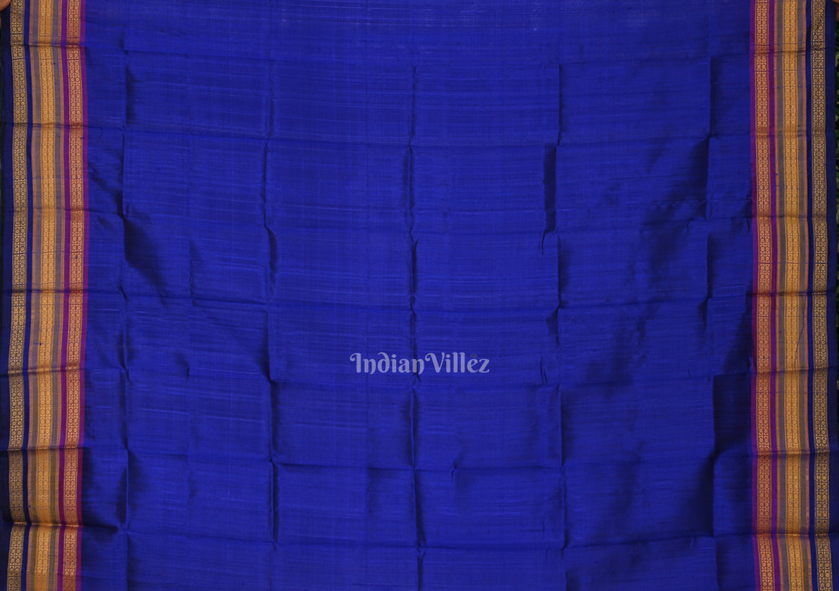 IndianVillèz White with Multicolor Odisha Ikat Kathiphera Khandua Silk Saree - view 4
