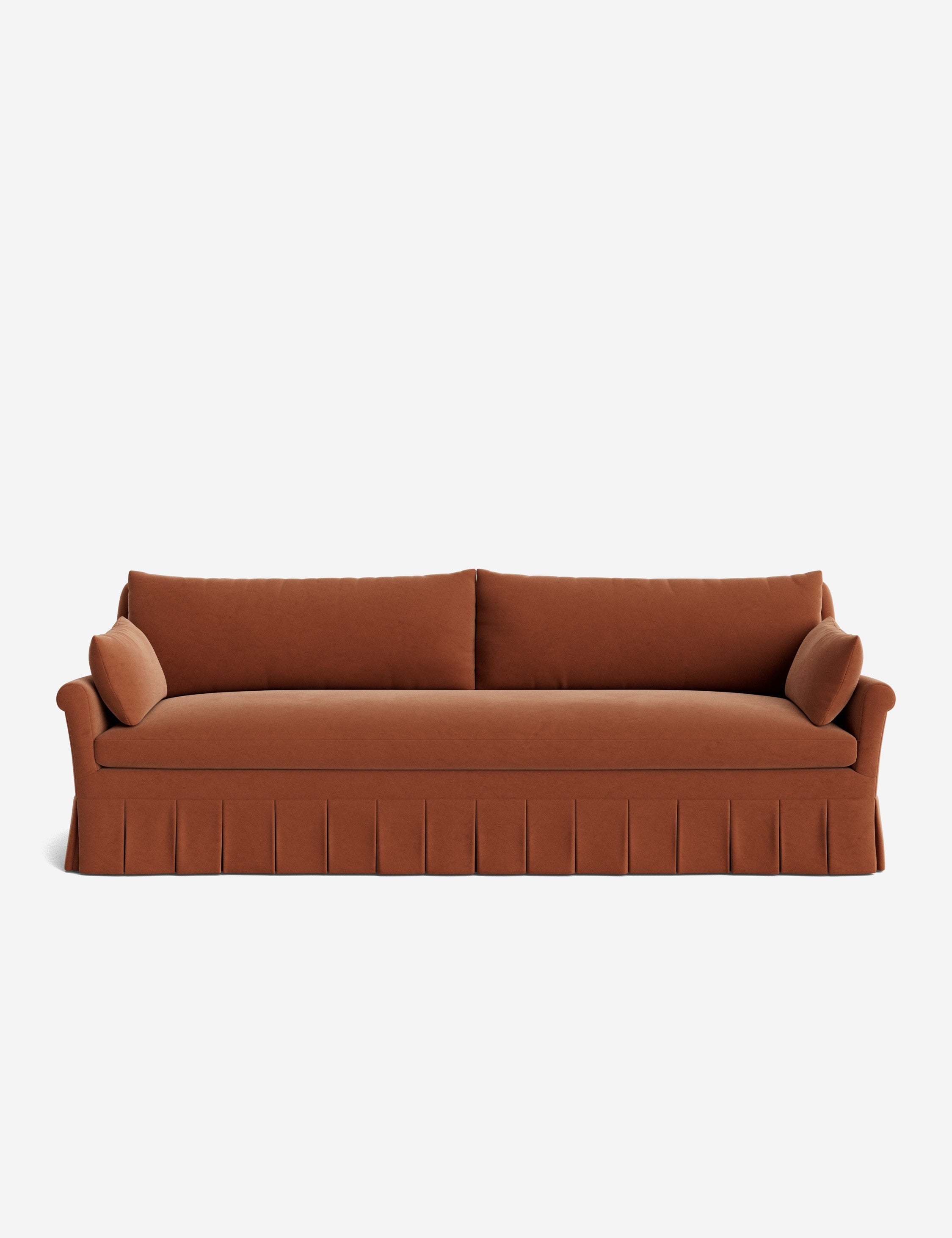 Lulu and Georgia Portola Rolled Arm Pleated Sofa - view 24