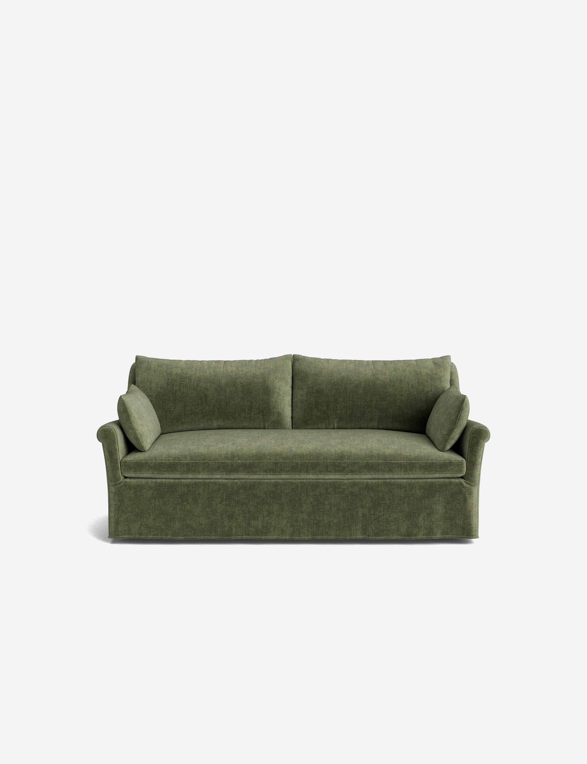Lulu and Georgia Portola Rolled Arm Slipcover Sofa - view 10