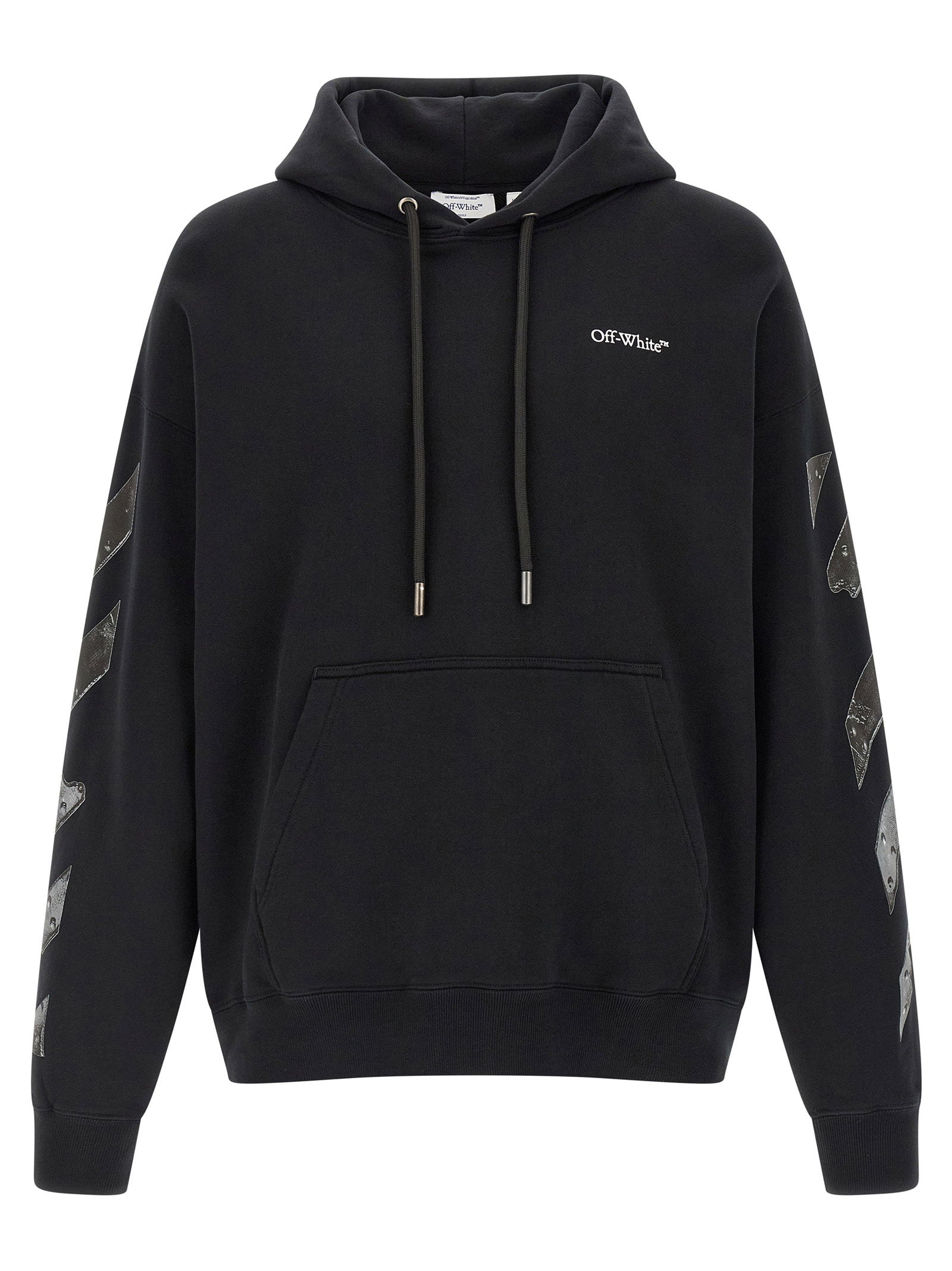Off White Metal Arrow Skate Hoodie – 100% cotton