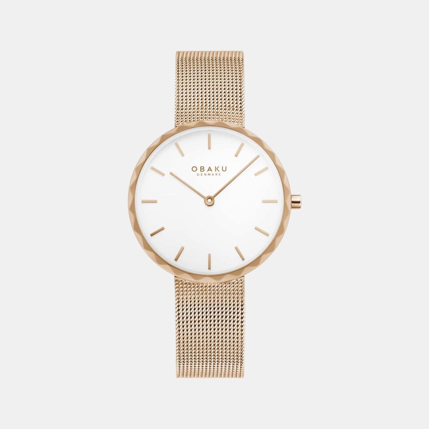 Obaku Folder Men Quartz White Dial Analog Stainless Steel Watch V252LXVIMV