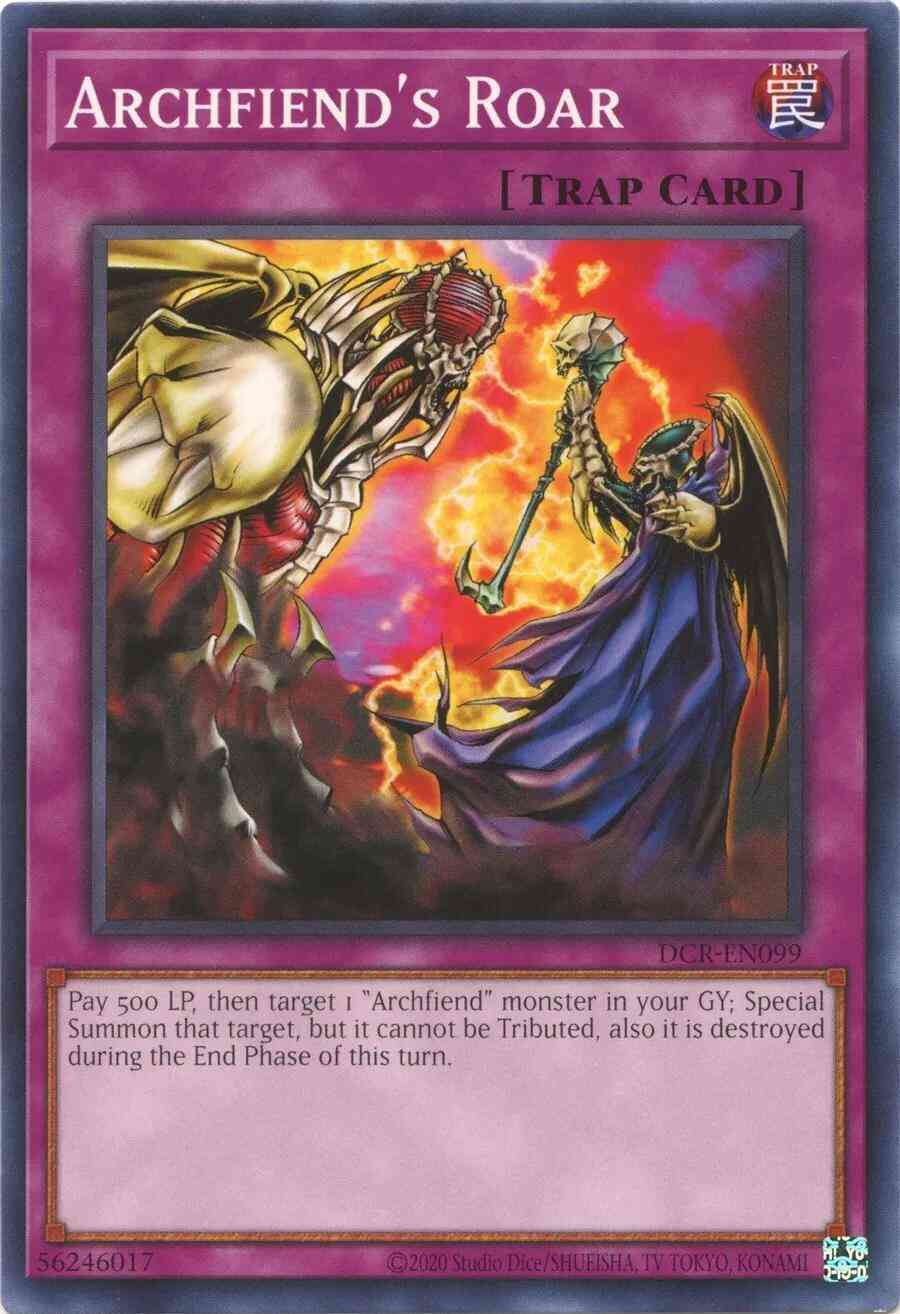 Yu-Gi-Oh! Archfiend's Roar - 25th Anniversary - DCR-EN099 - Common - Unlimited