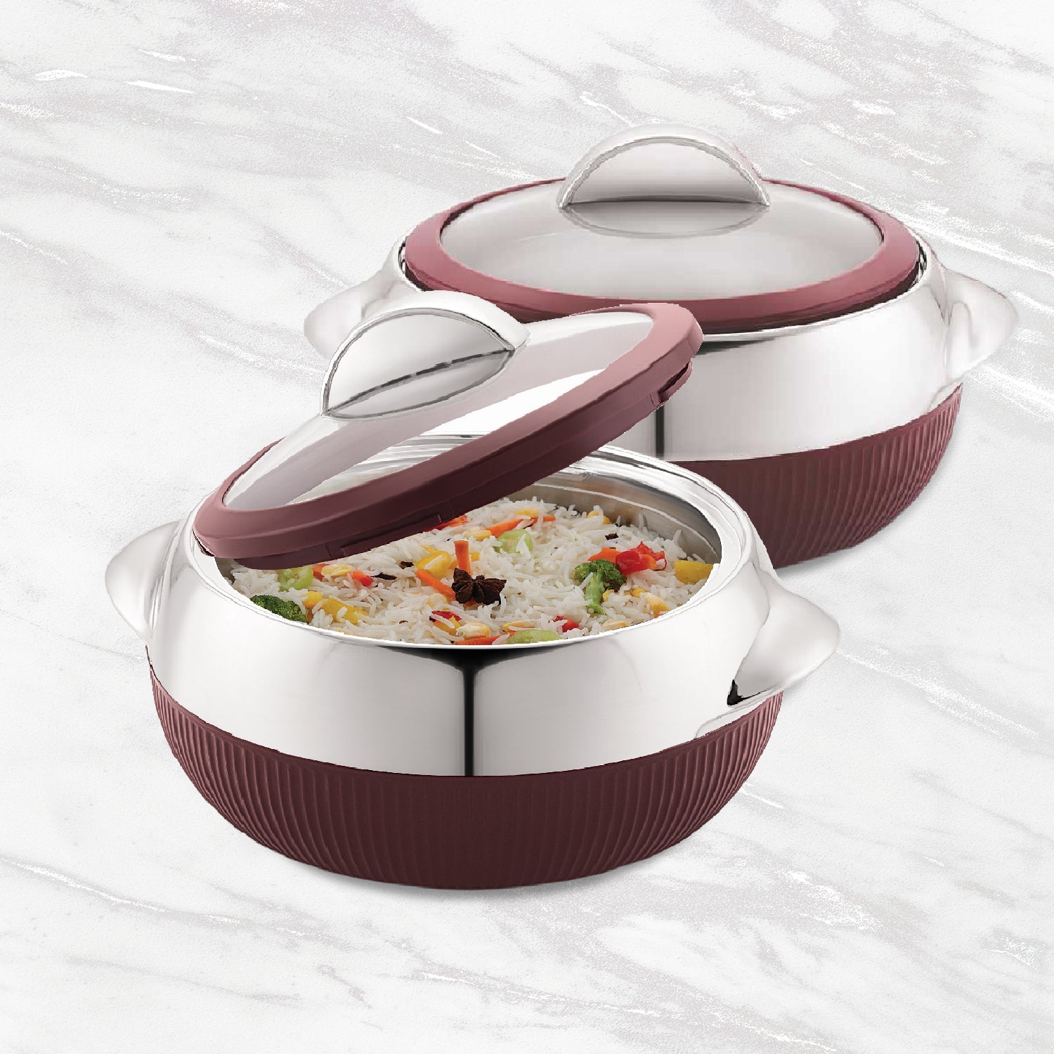Cello Linea Insulated Casserole, Set of 2 - view 3