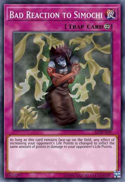 Yu-Gi-Oh! Bad Reaction to Simochi - DB2-EN202 - Common - Unlimited