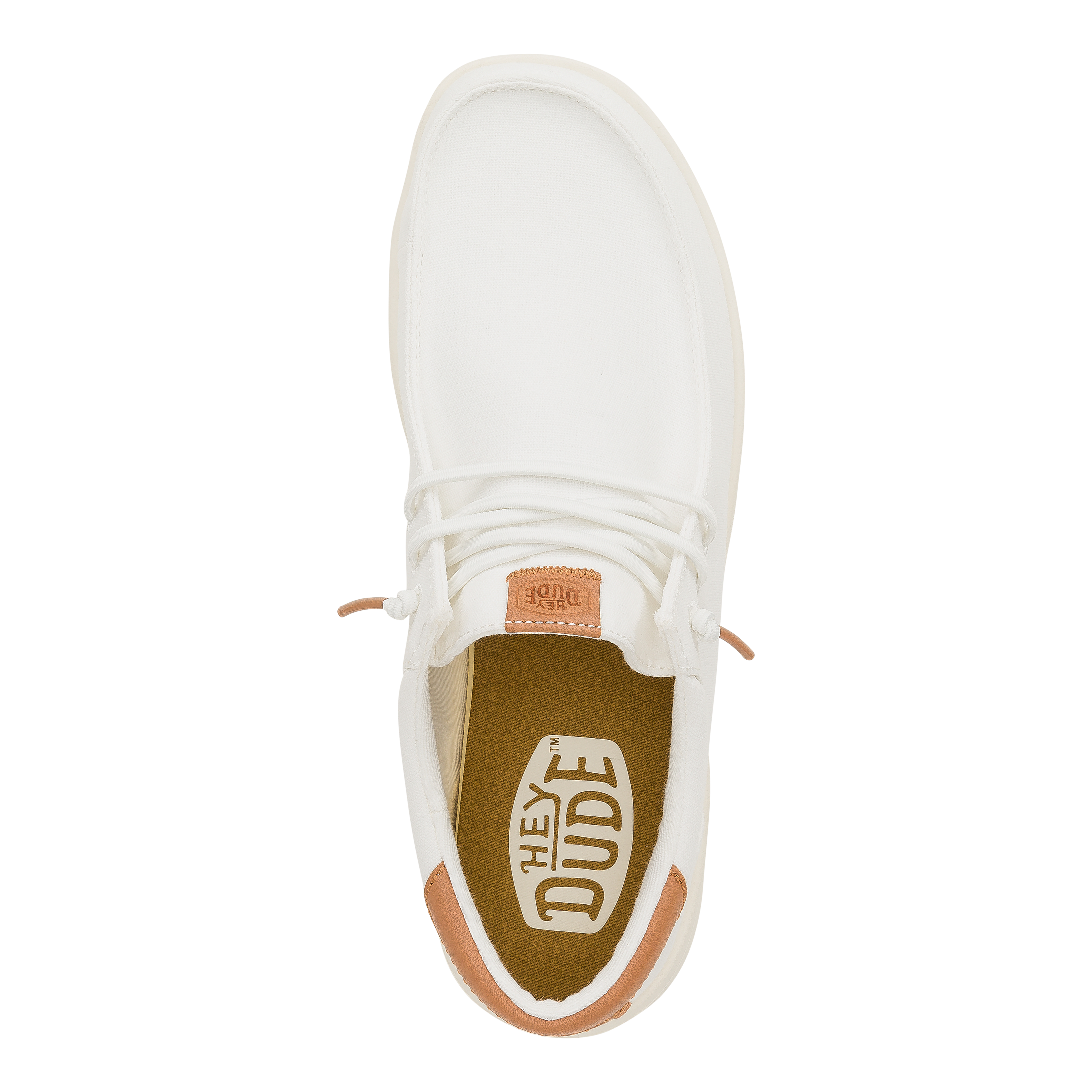 HEYDUDE shoes Paul Canvas - White – Men's - view 6