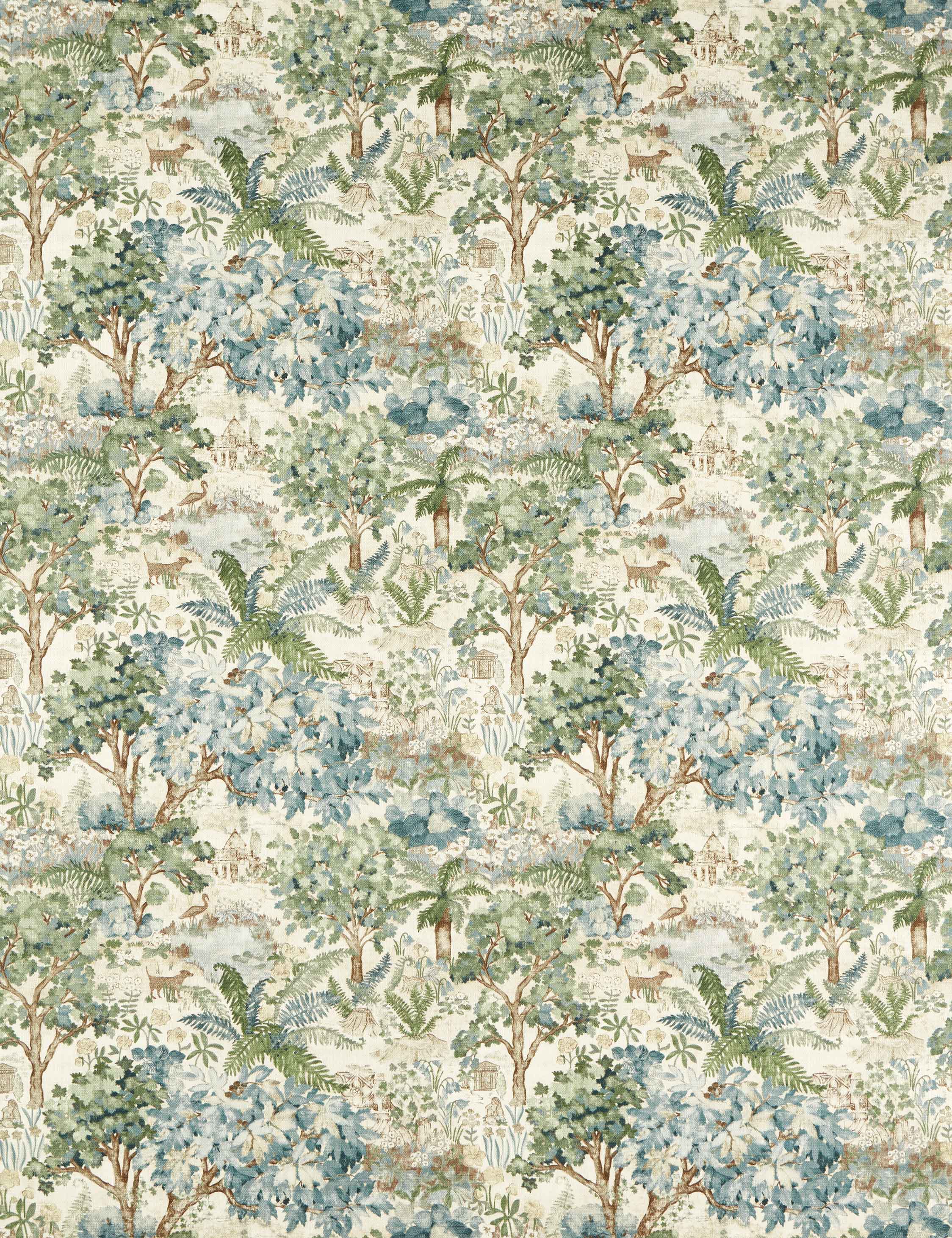 Lulu and Georgia The Stumpery Cotton Fabric by Sanderson - view 2