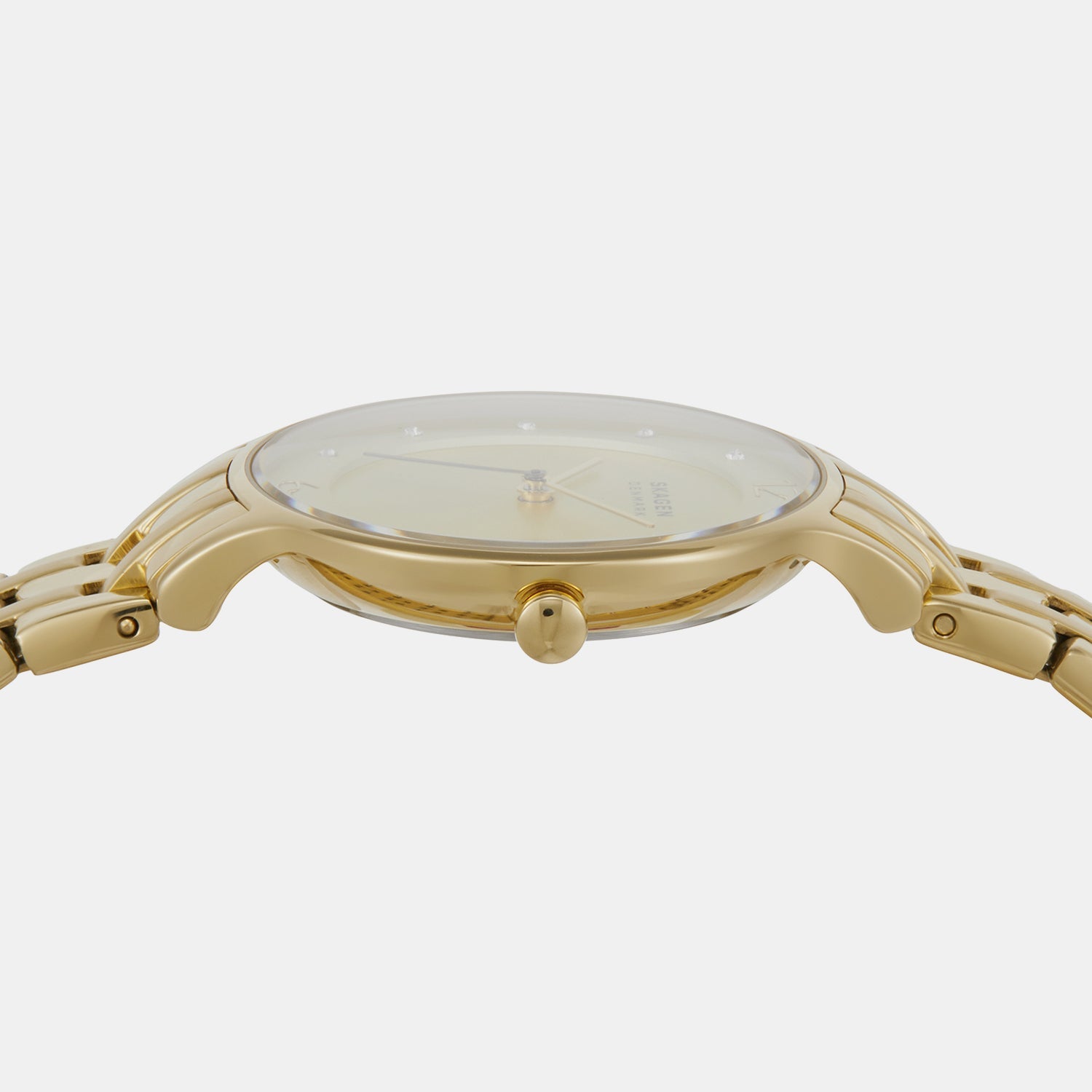 Skagen Anita Lille Women Quartz Gold Dial Analog Stainless Steel Watch SKW3127 - view 3